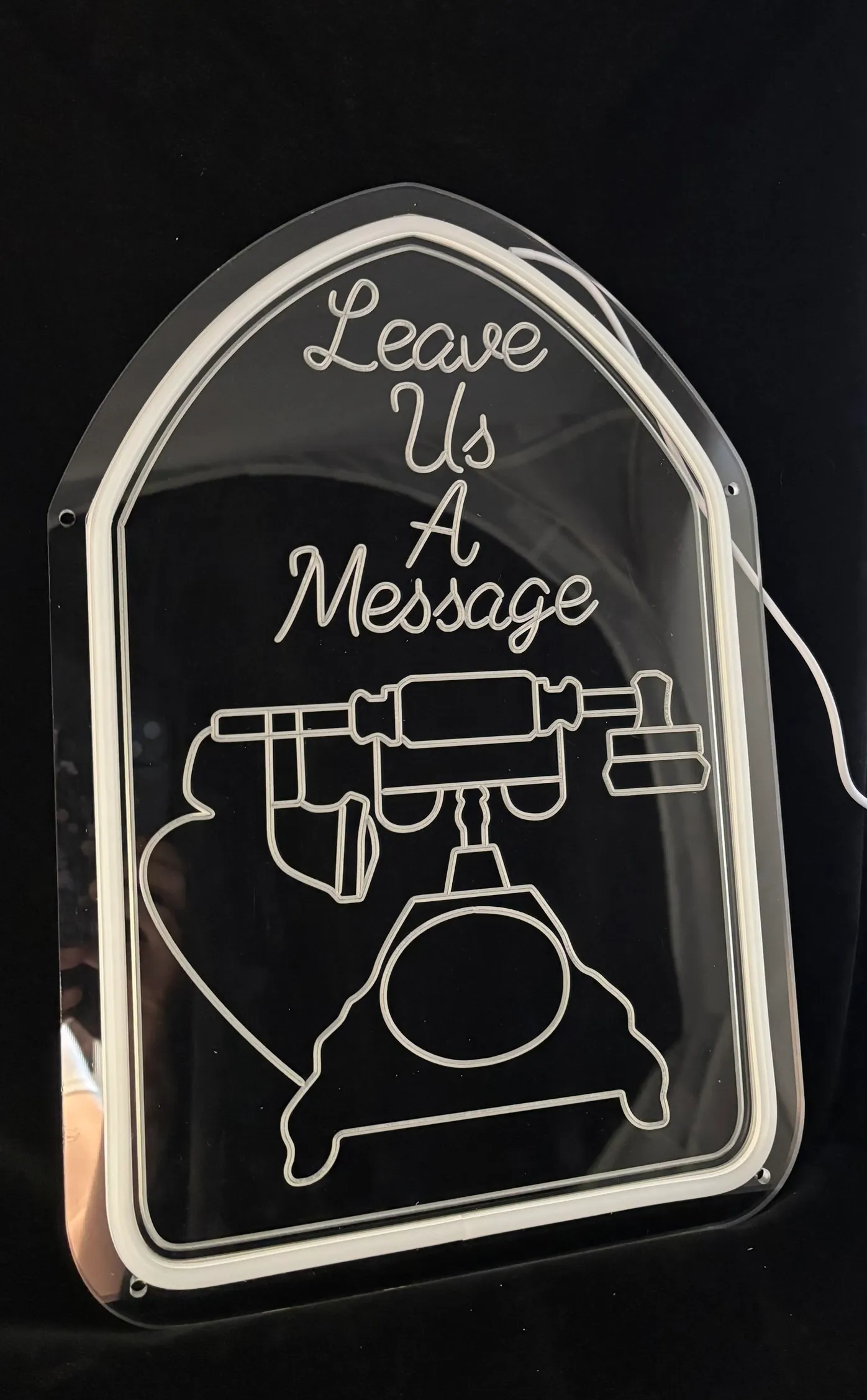 Audio Guestbook Neon Sign