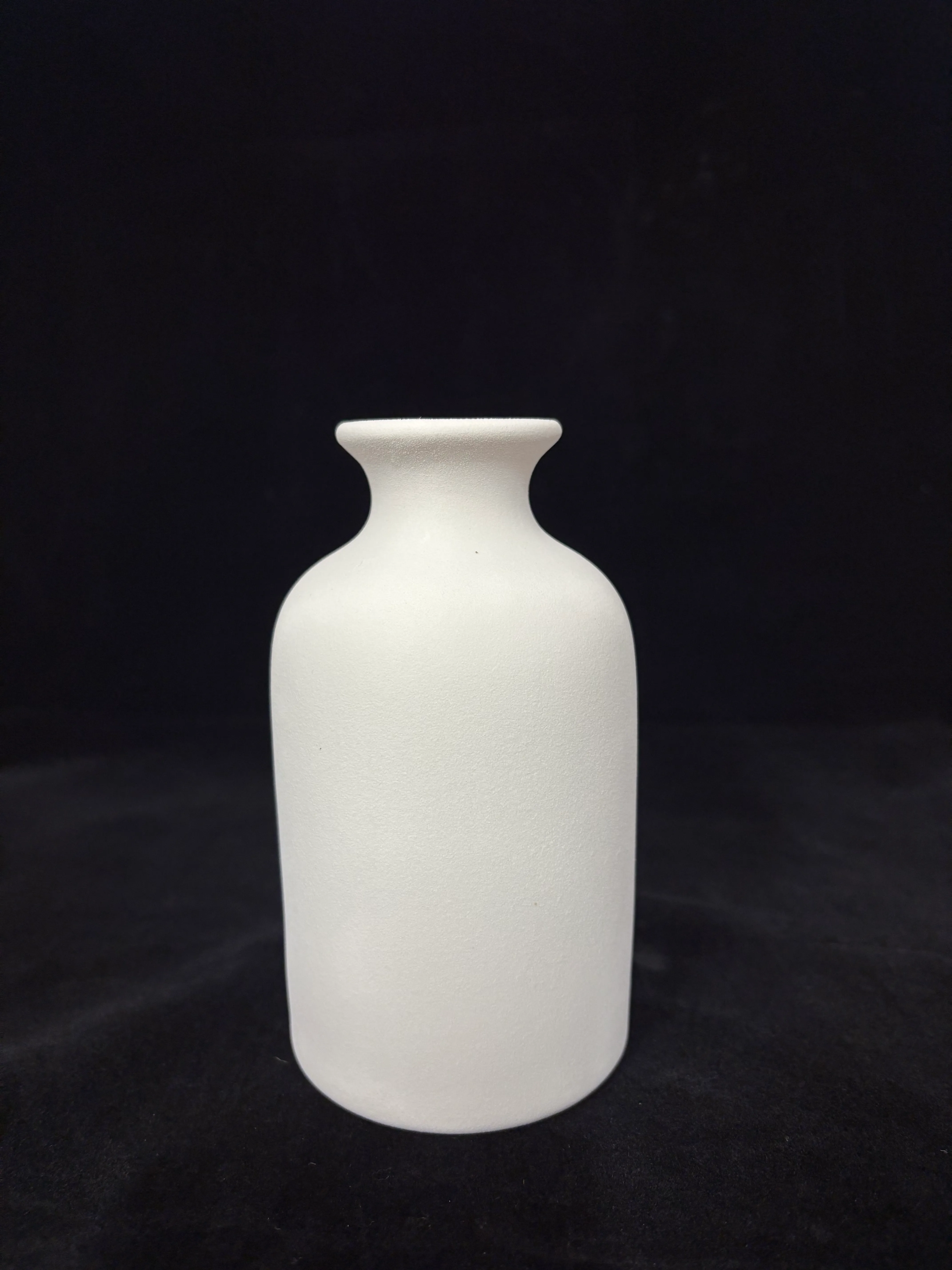 White Textured Bud Vase