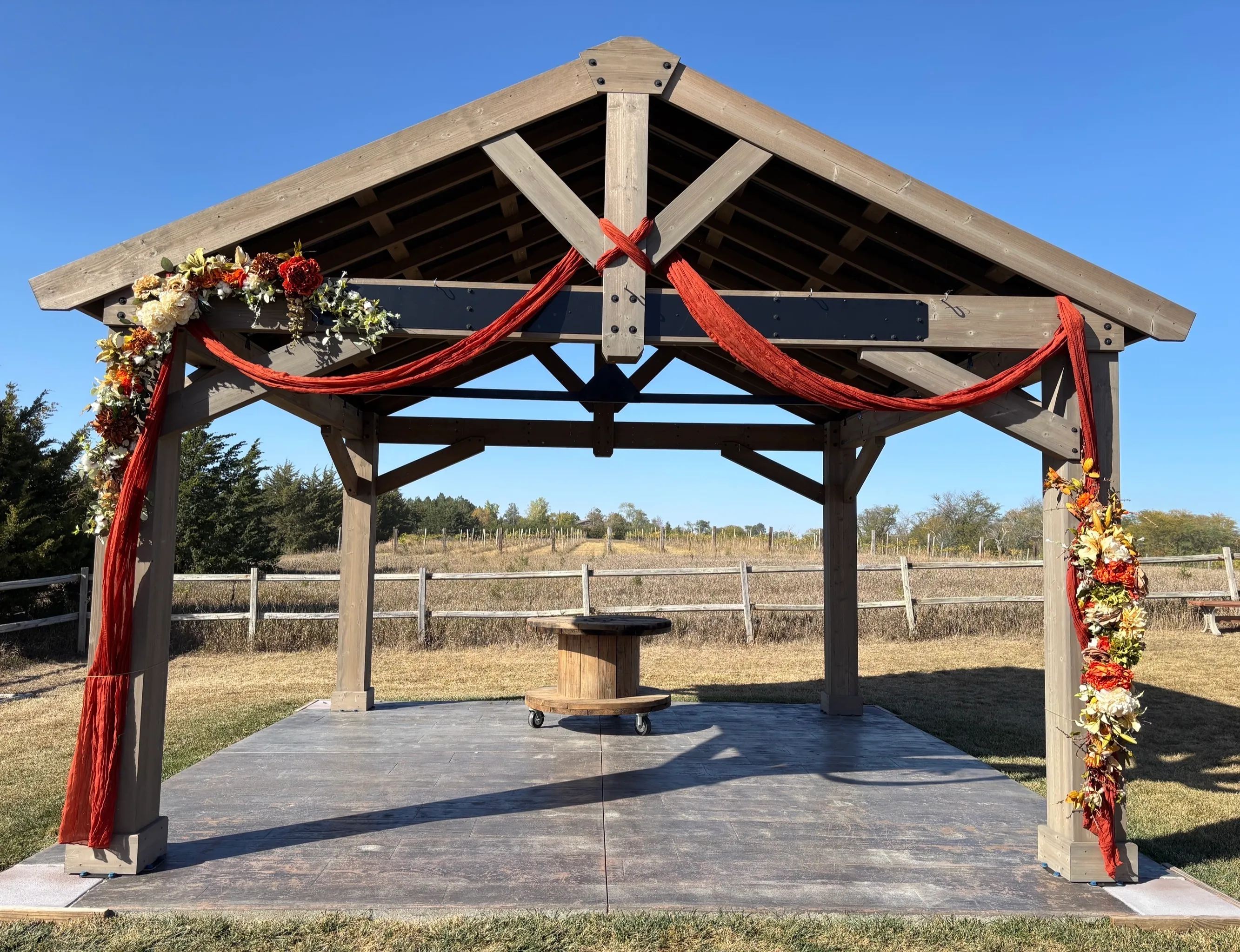 Terracotta Arbor Fabric