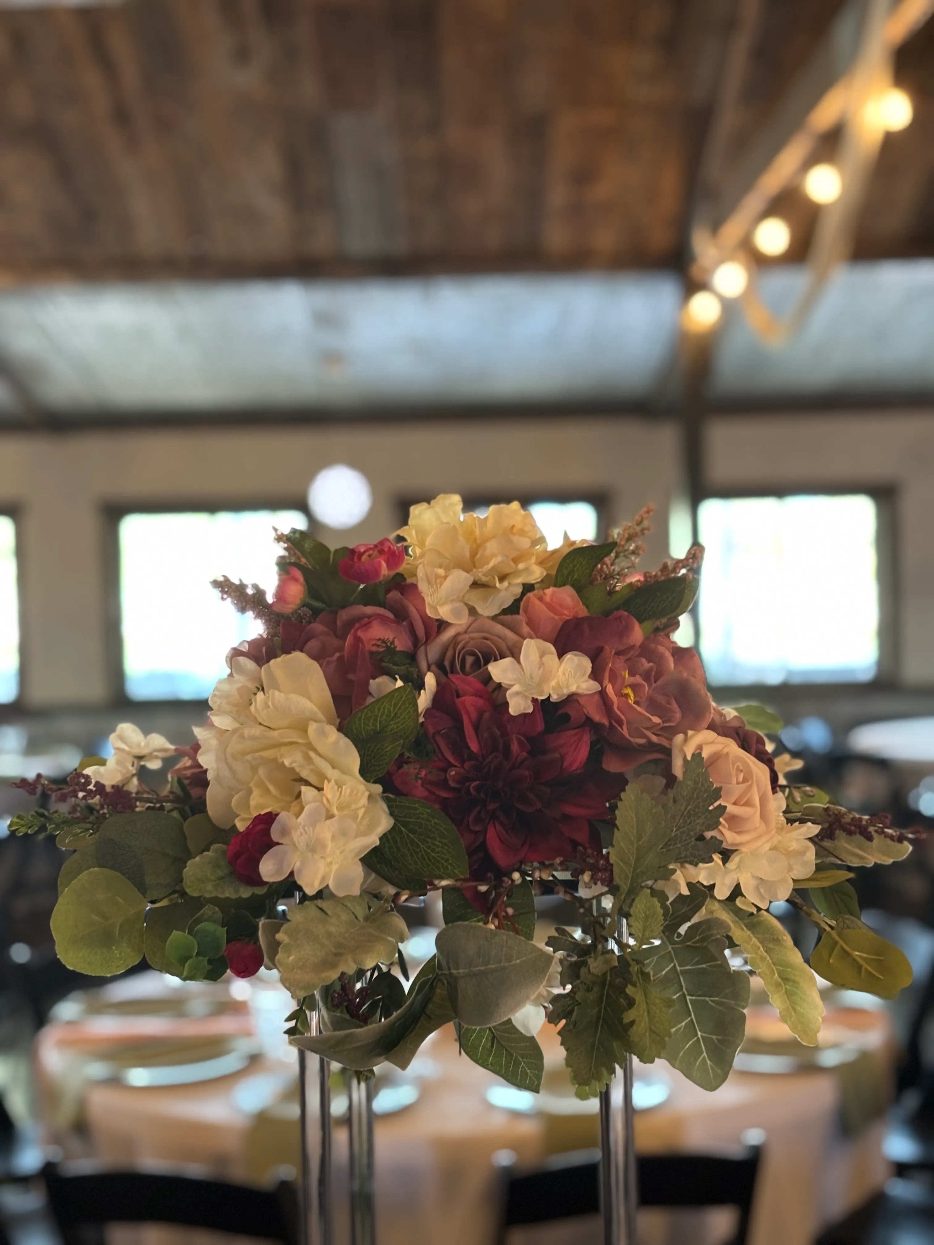 Mauve Premade Floral Topper