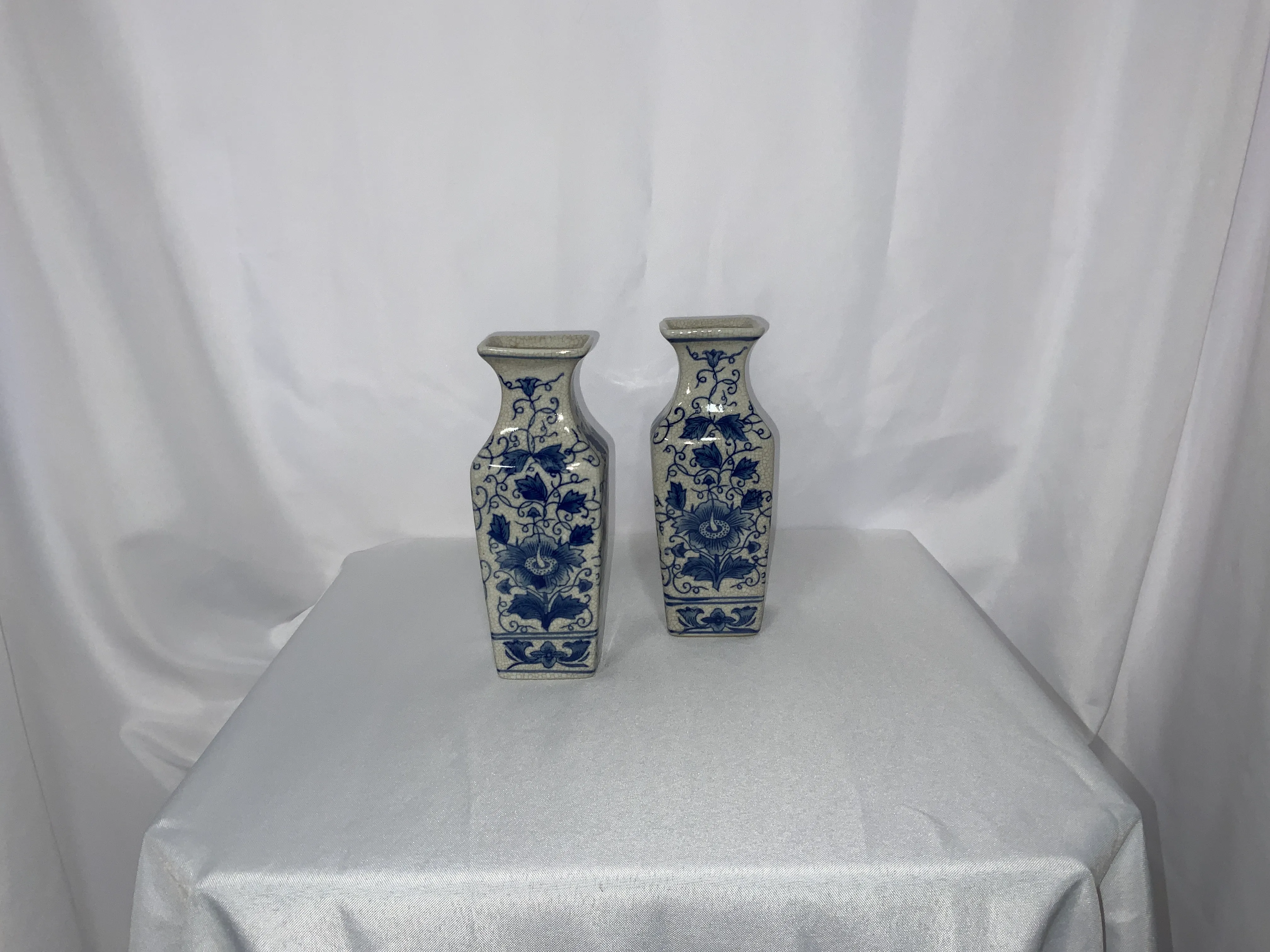 Blue and White Vases Small (Set of 2)