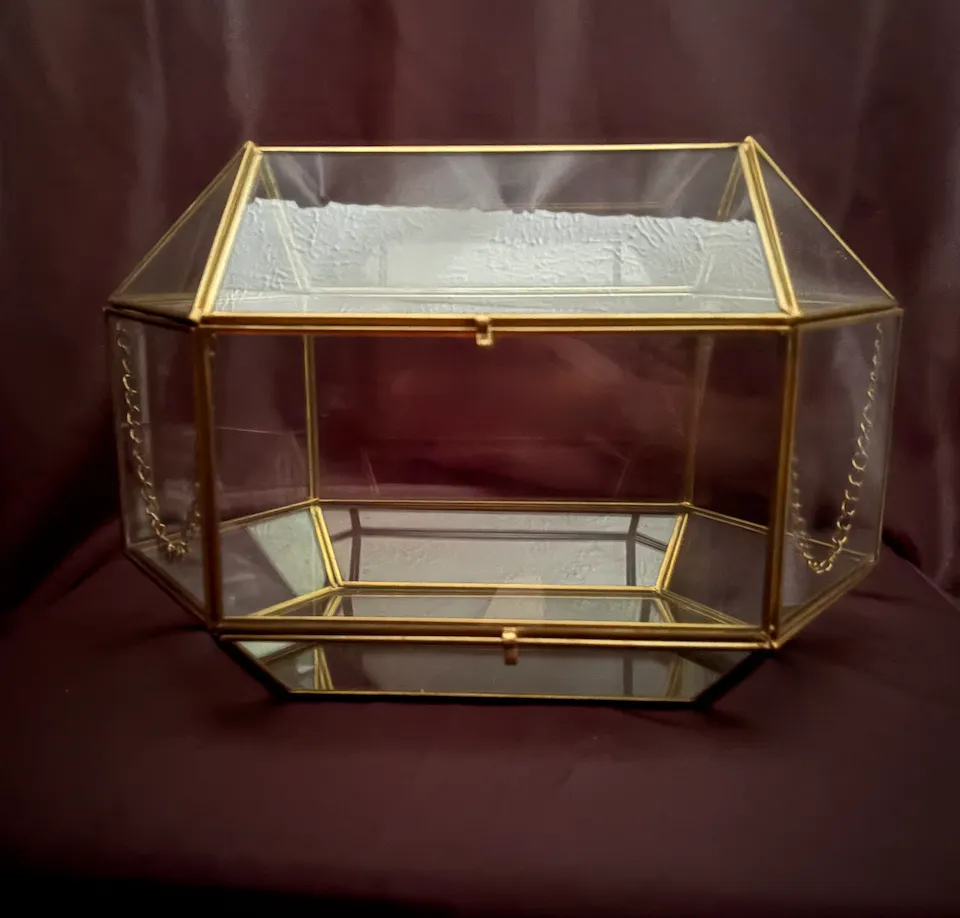 Geometric Gold Box Large 