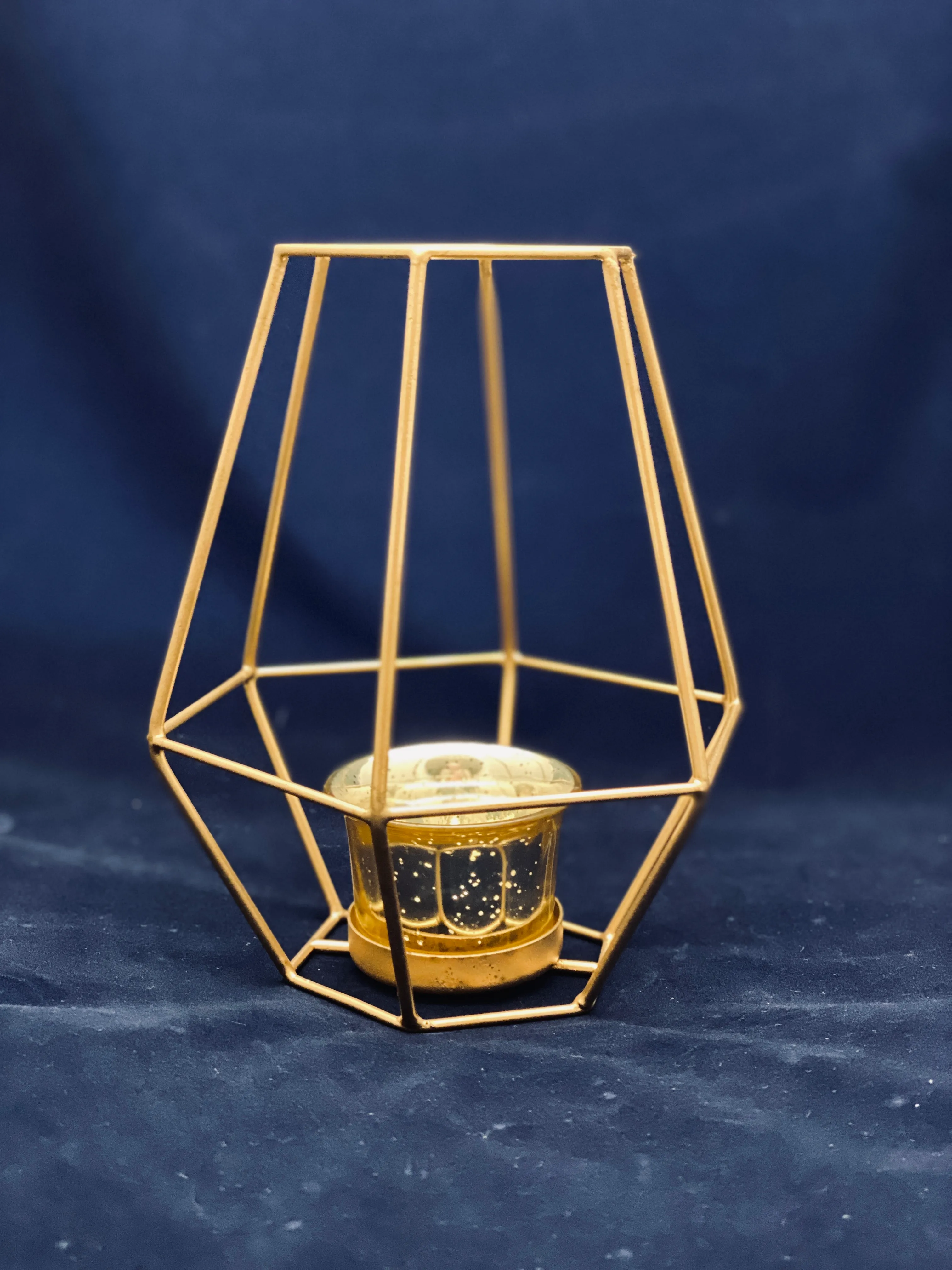 Gold Geometric Lantern 2 