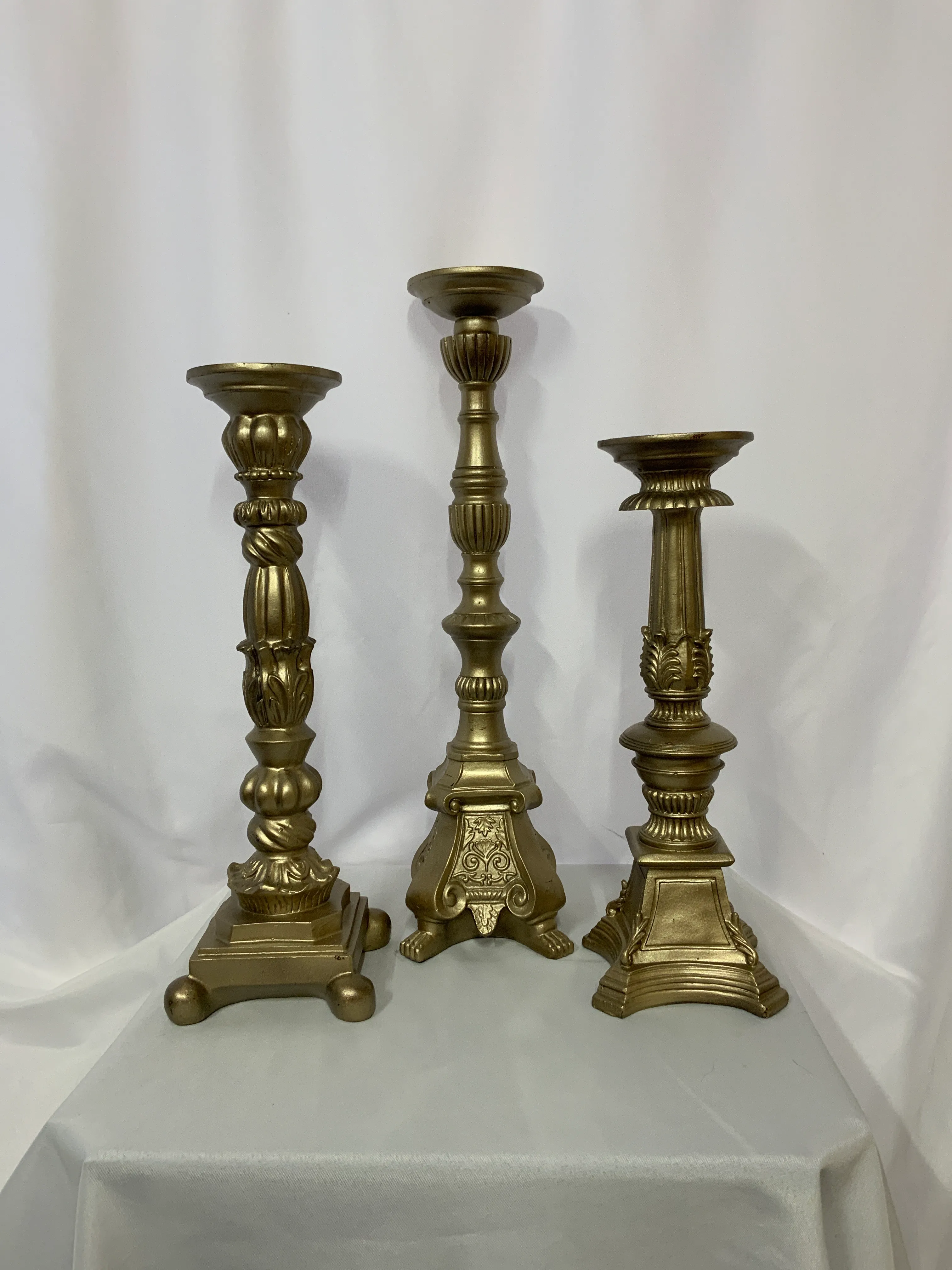 Gold XL Pillar (Set of 3)