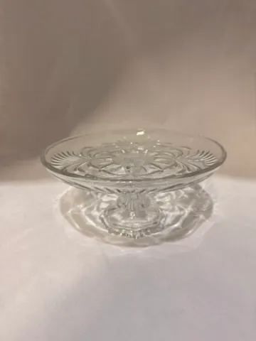Vintage Clear Cake Stand 10