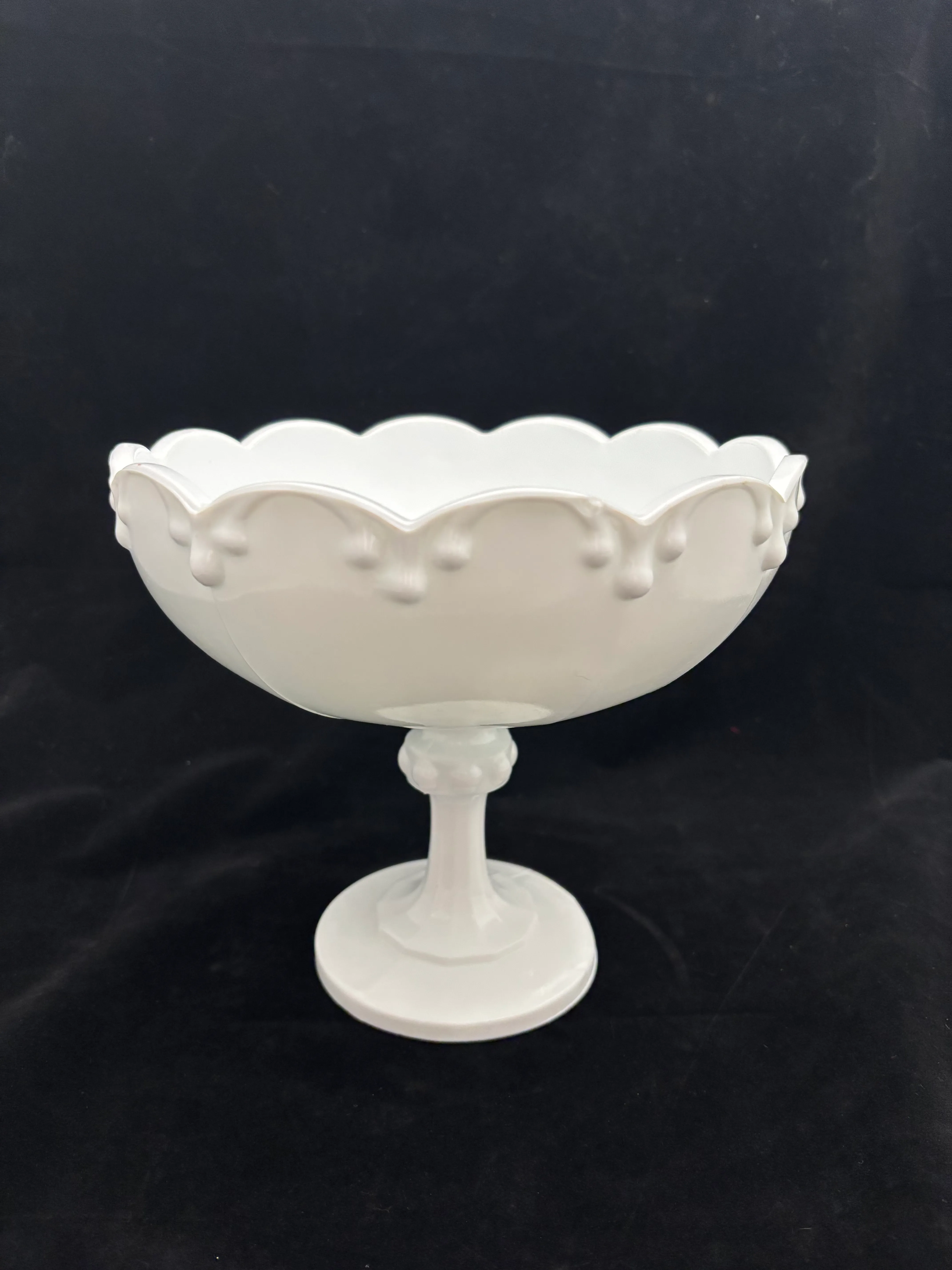 XL Milk Glass Candy Dish