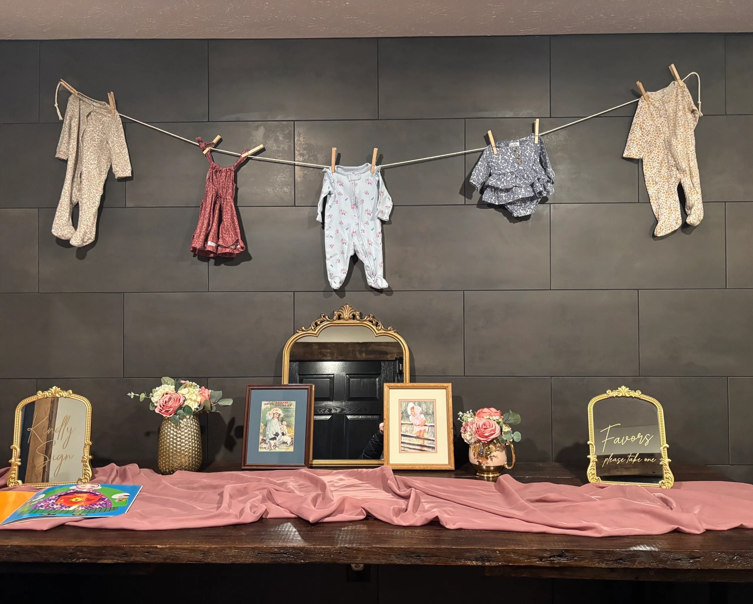 Girl Baby Clothes Banner 