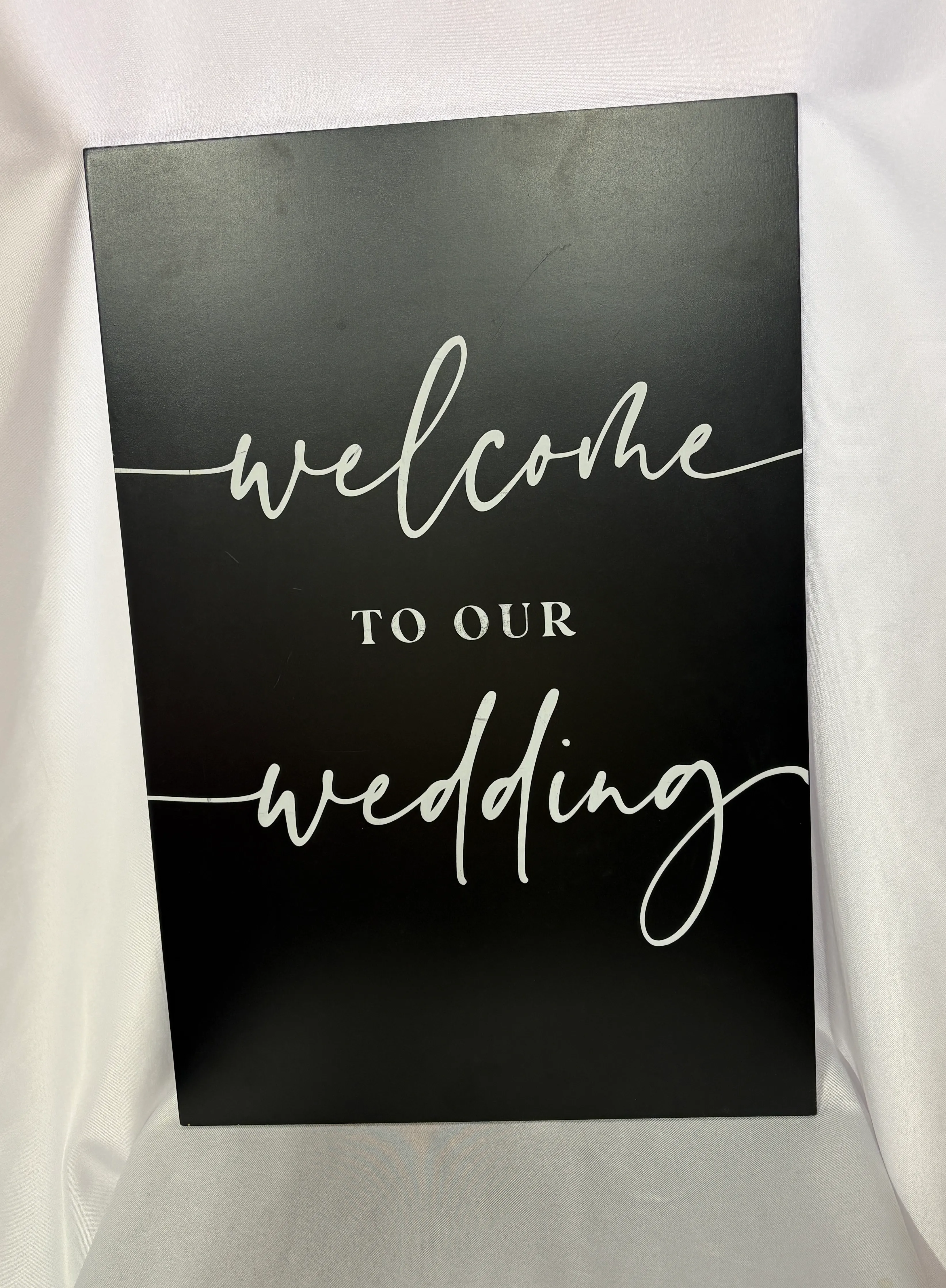 Welcome to our Wedding sign