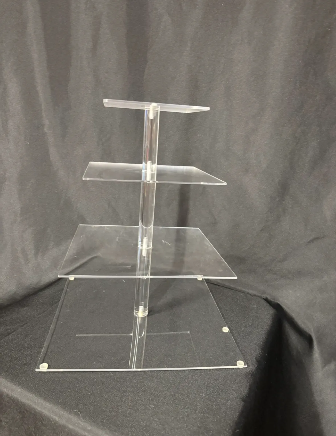 Acrylic 4 Tier Cupcake Stand 