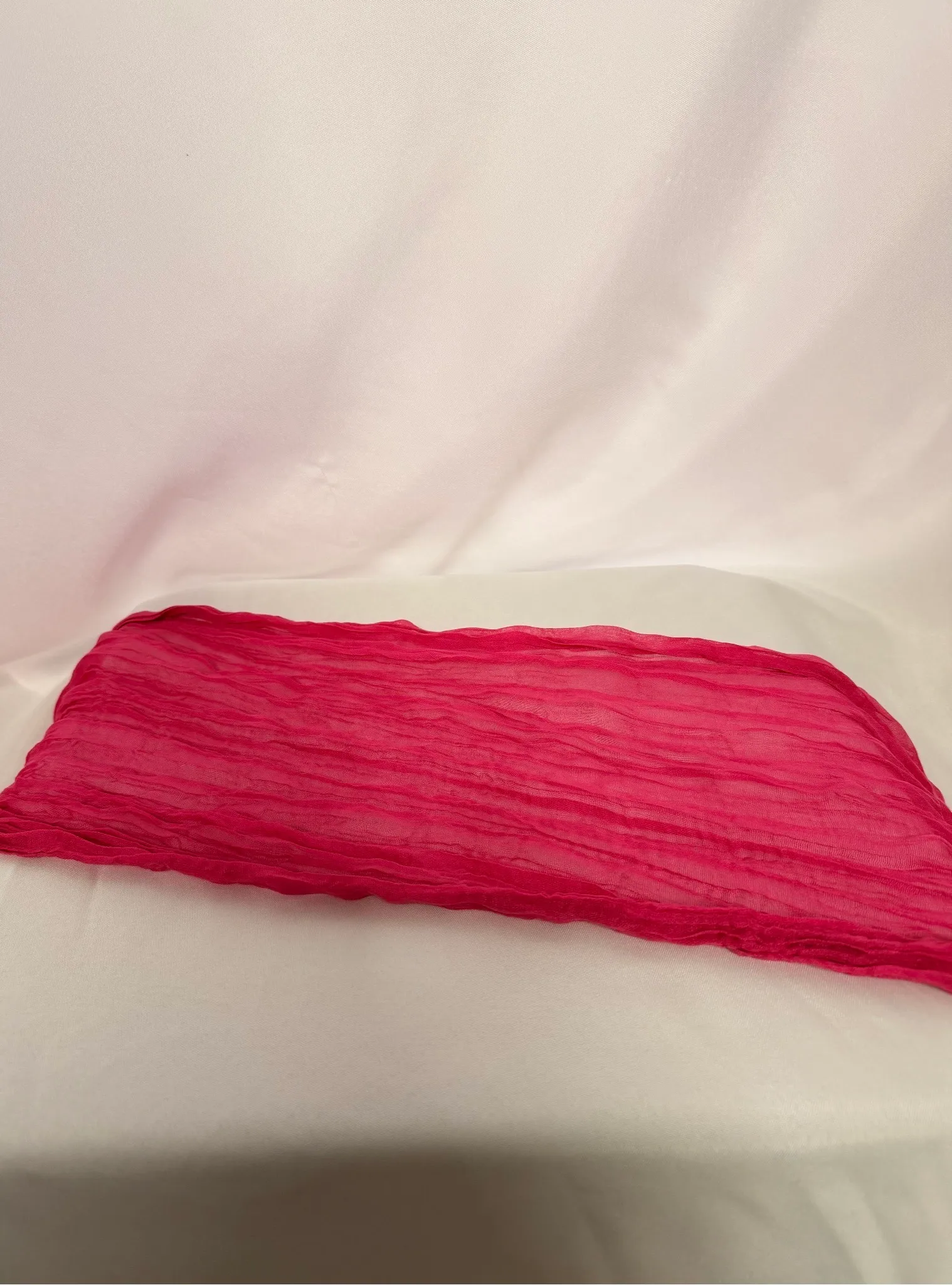 Hot Pink 10ft Cheesecloth Table Runner