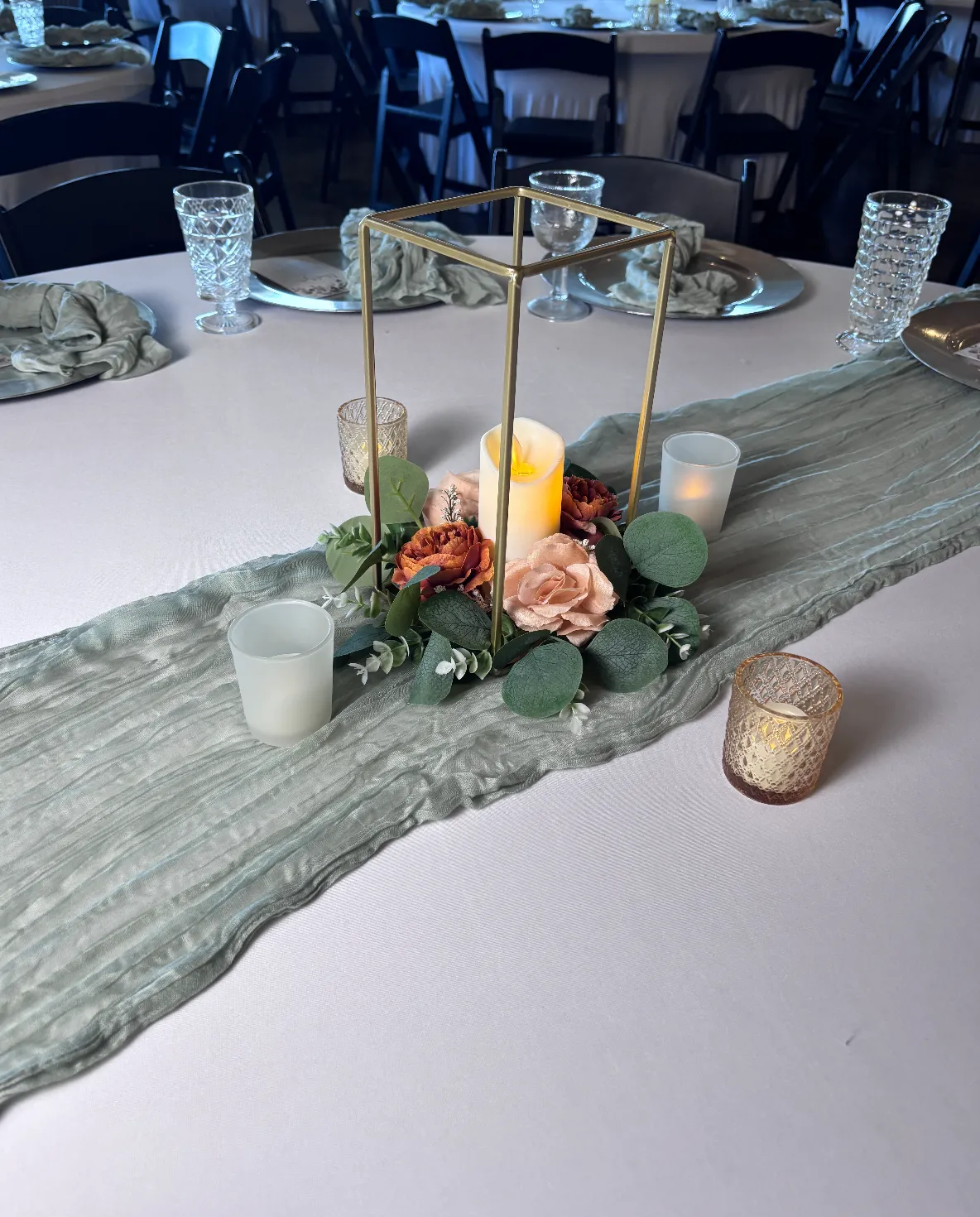 Terracotta Premade Floral Rings 1