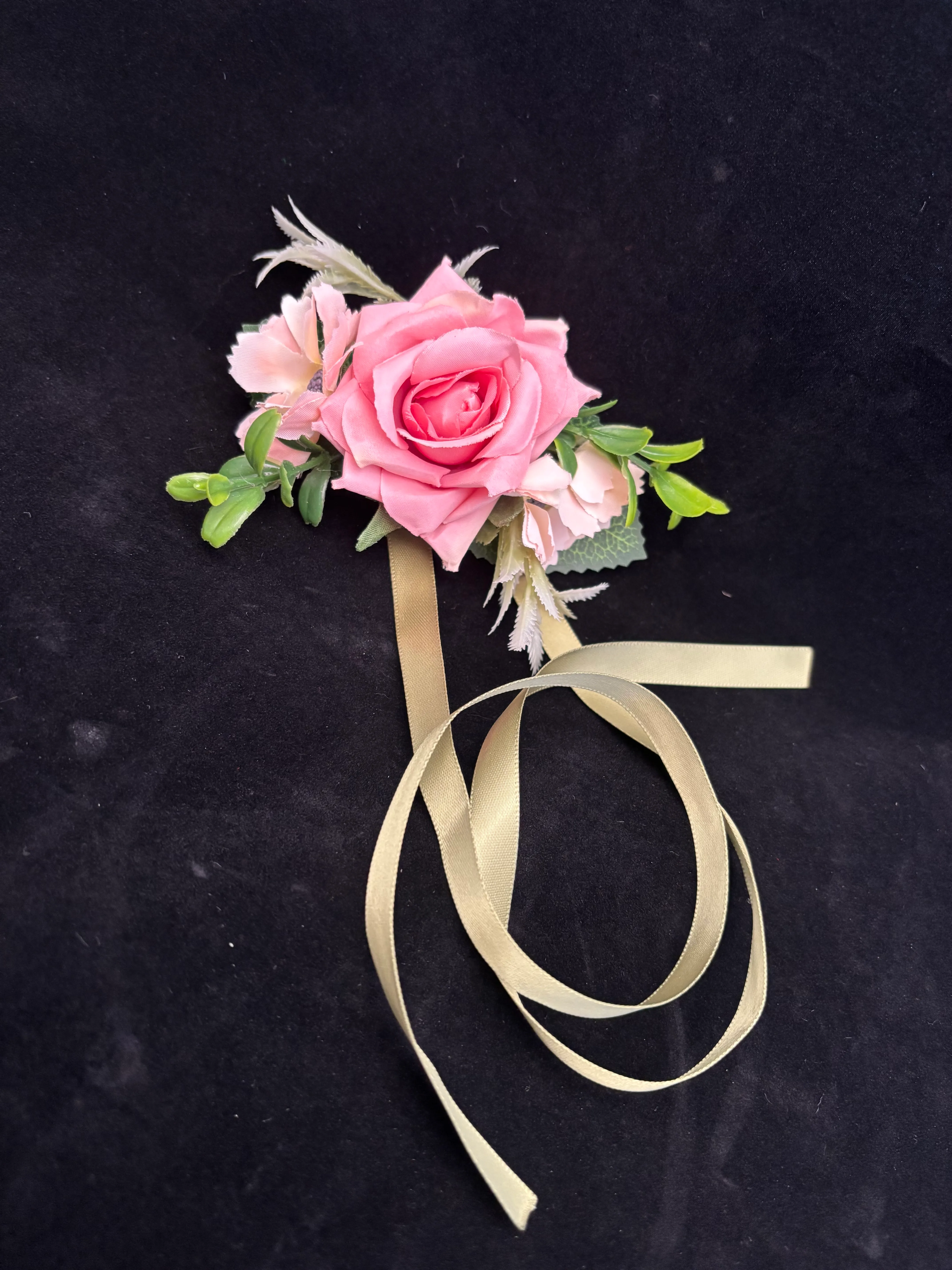 Pink Rose Corsage NR