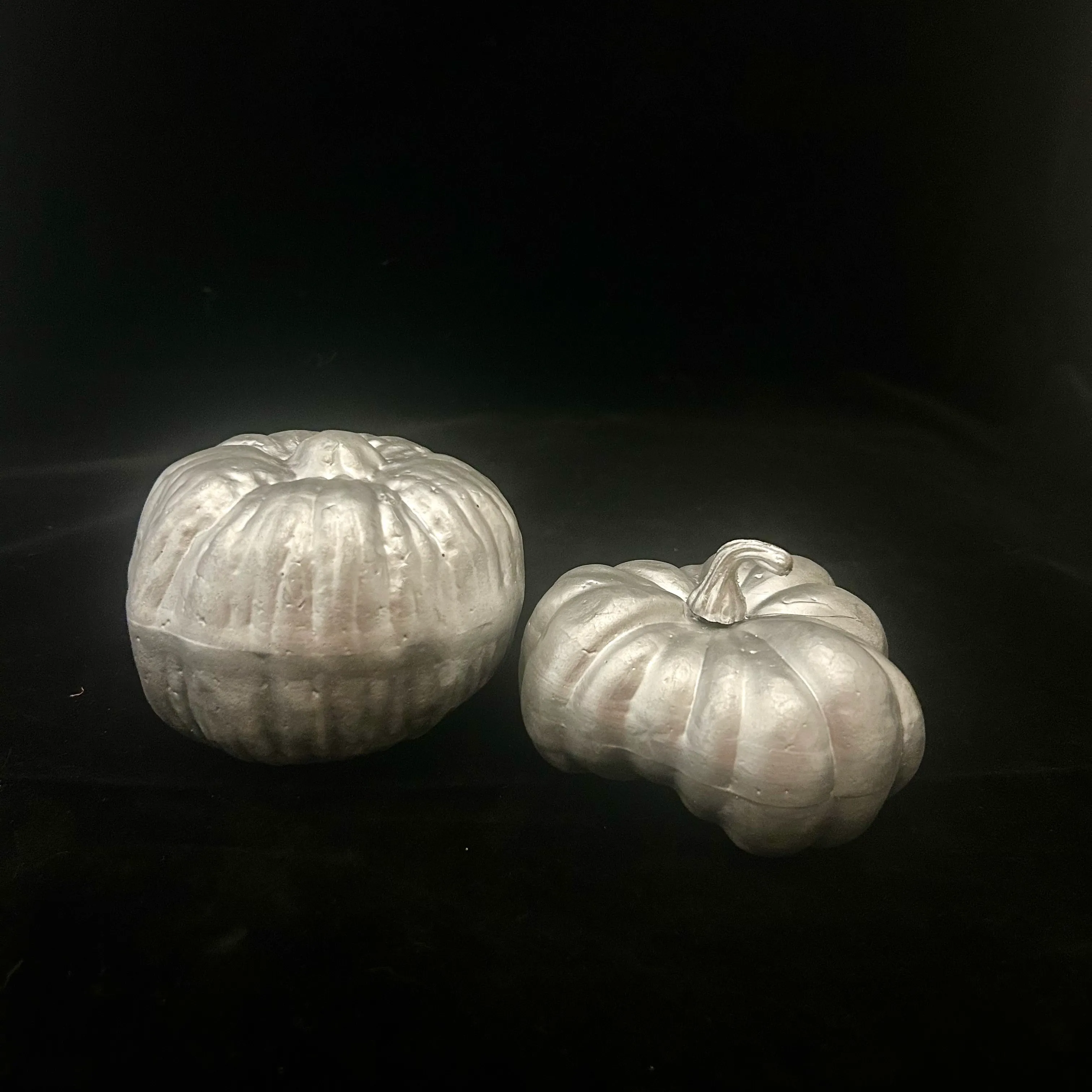 Small Silver Pumpkins