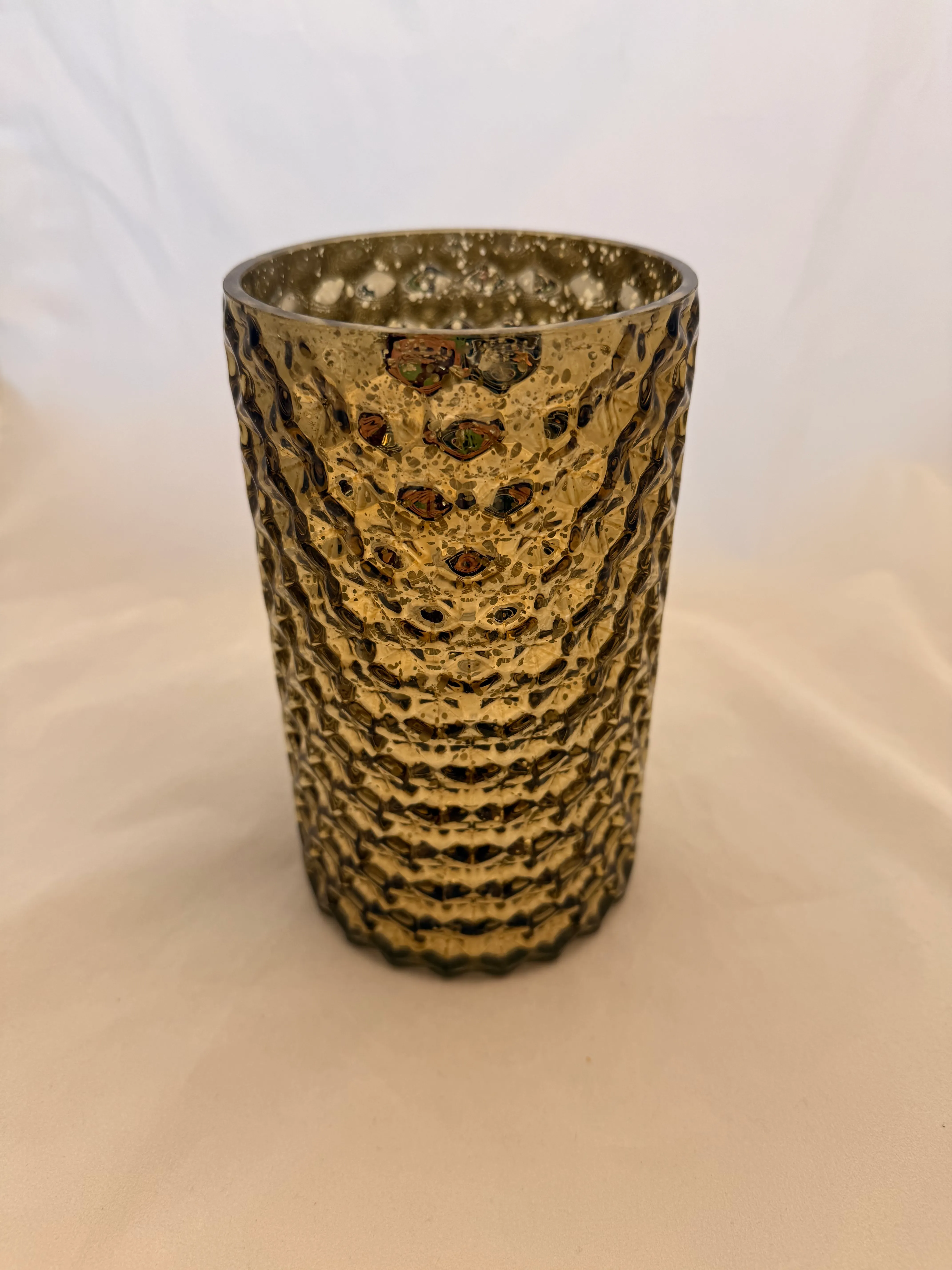7" Gold Mercury Vase