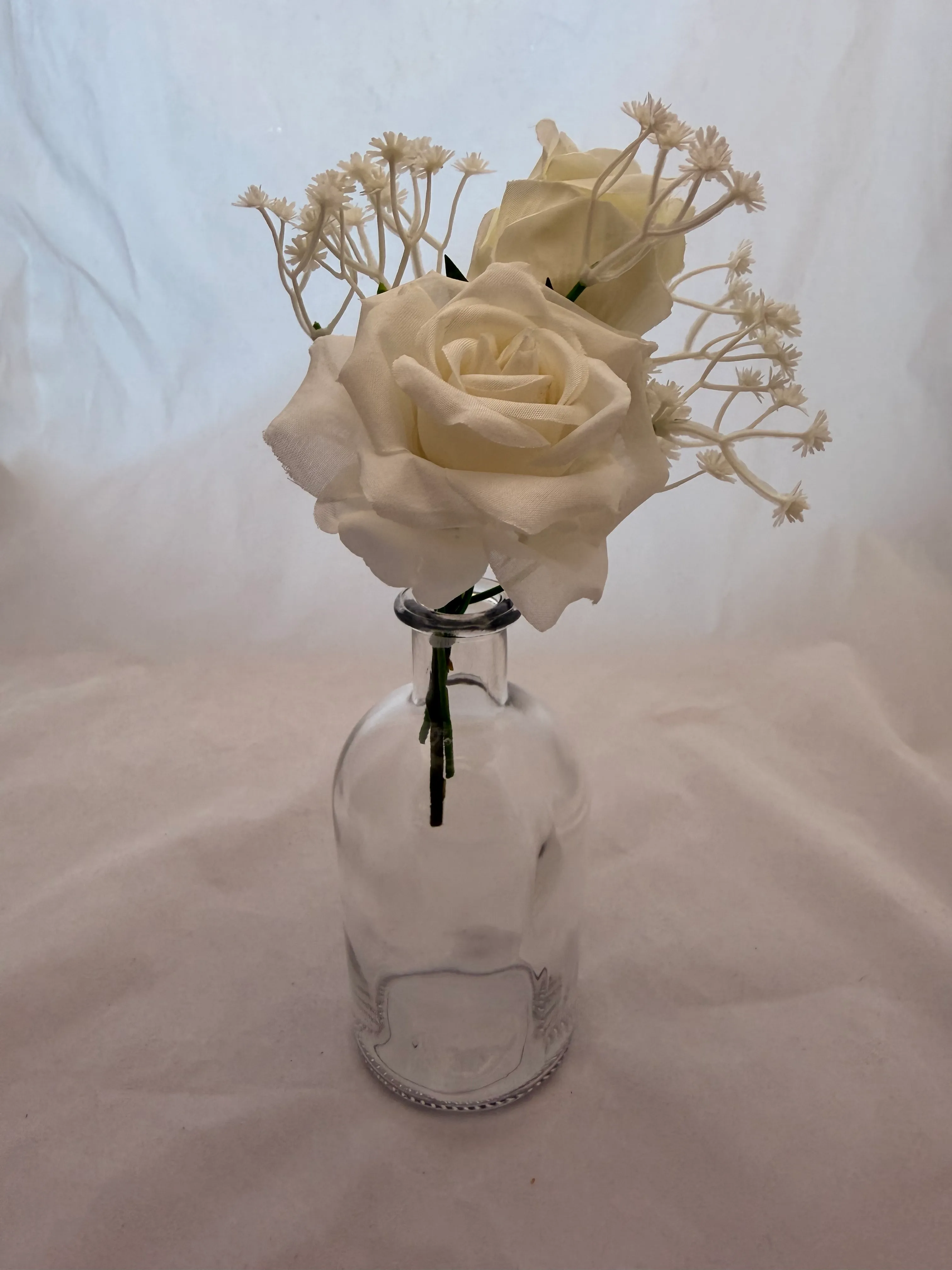 White & Babies Breath Premade Floral Medium 2