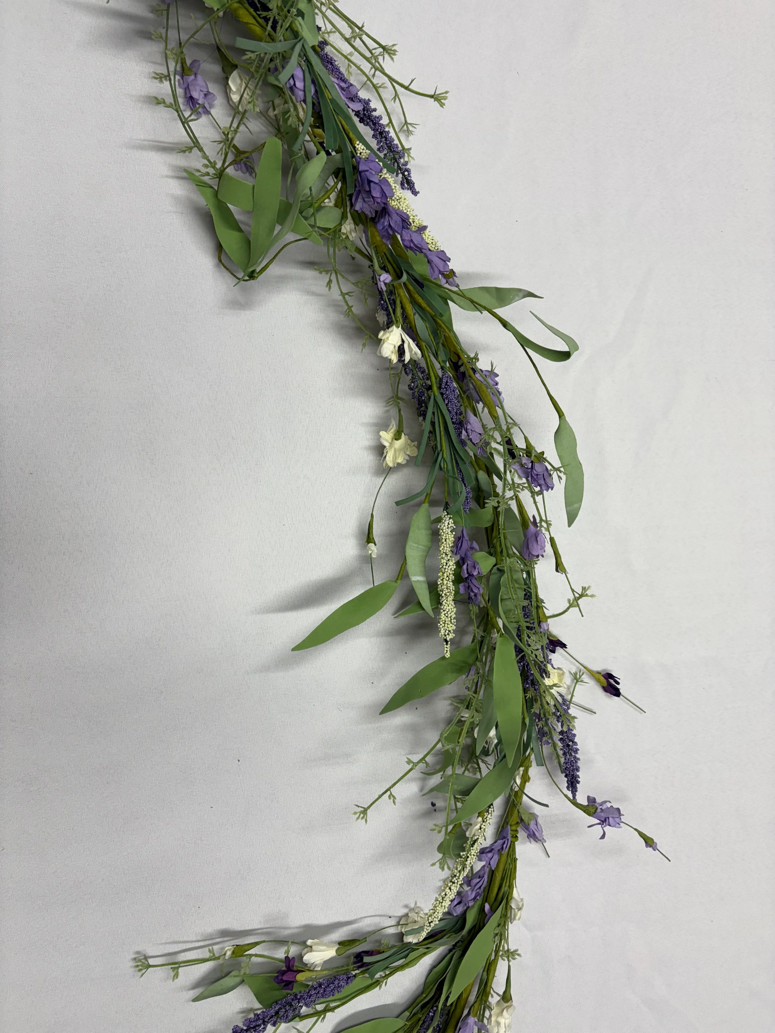 Lavender & White Garland
