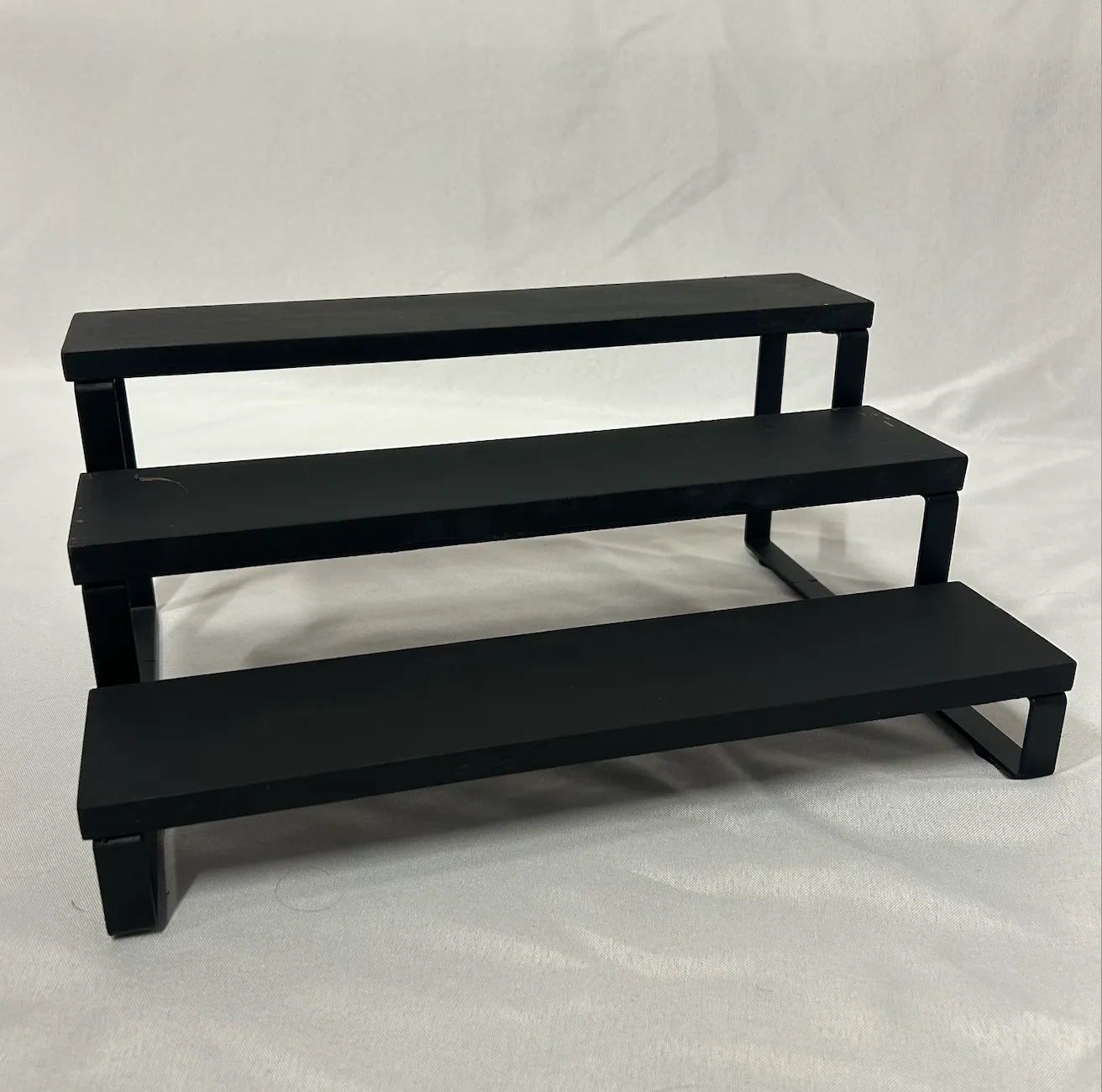 Black 3-Step Cupcake Stand- Painted