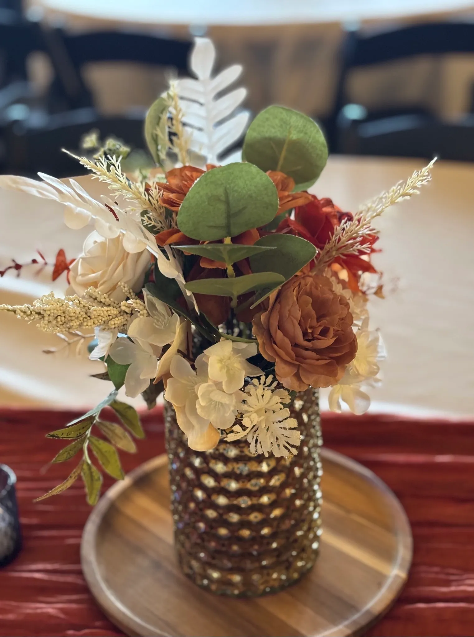 Terracotta Premade Floral Centerpiece Large