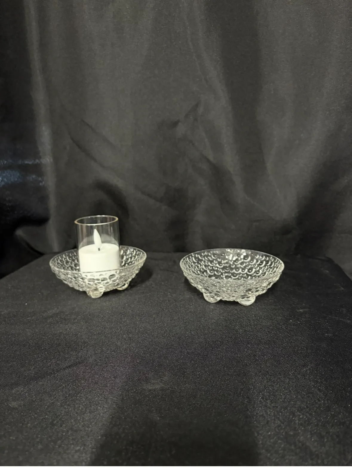 Vintage Small Clear Dish 