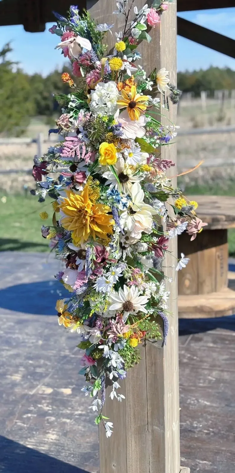 Wildflower 2 pc Floral Arch Swag 