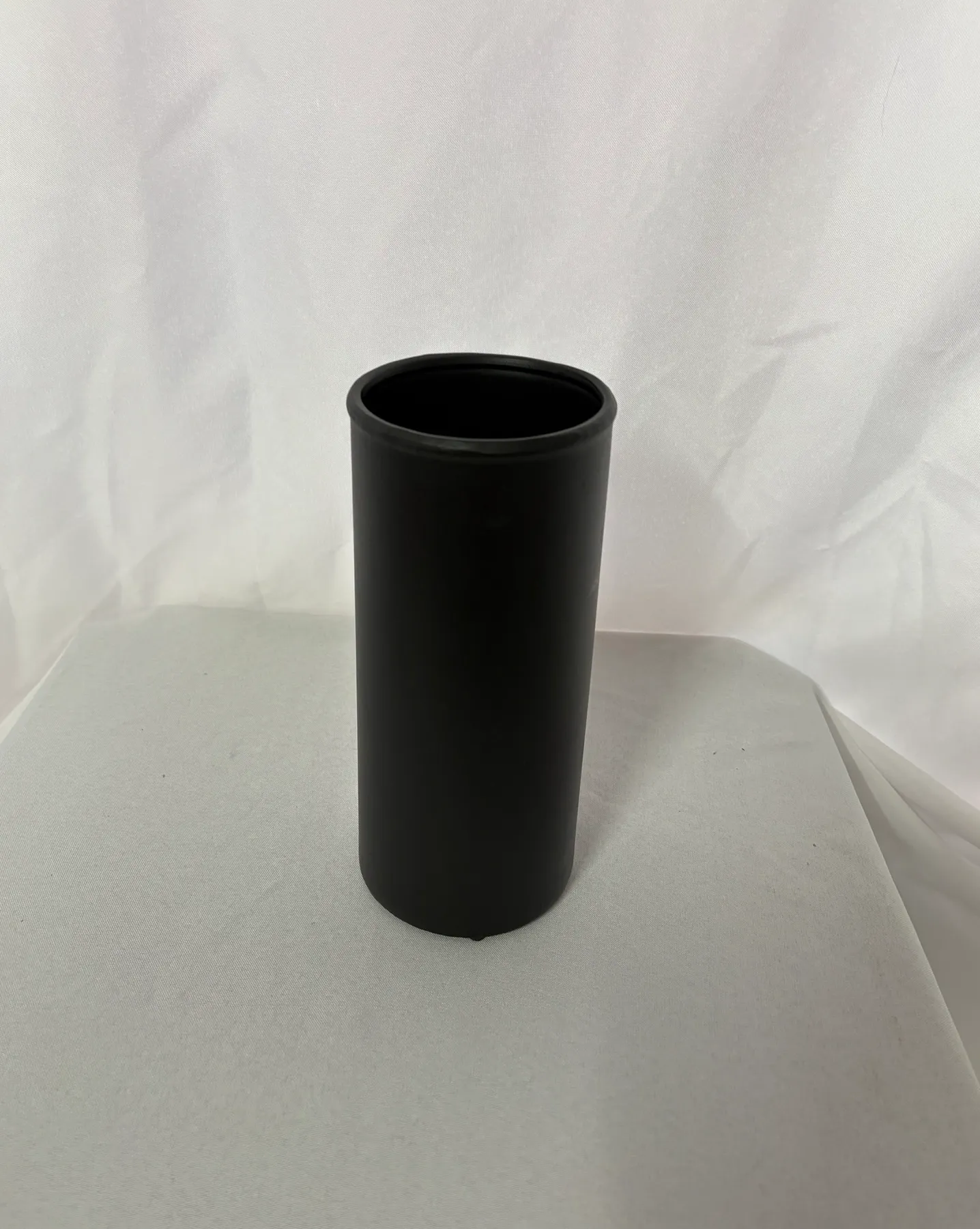 9.5 in Black Vase 