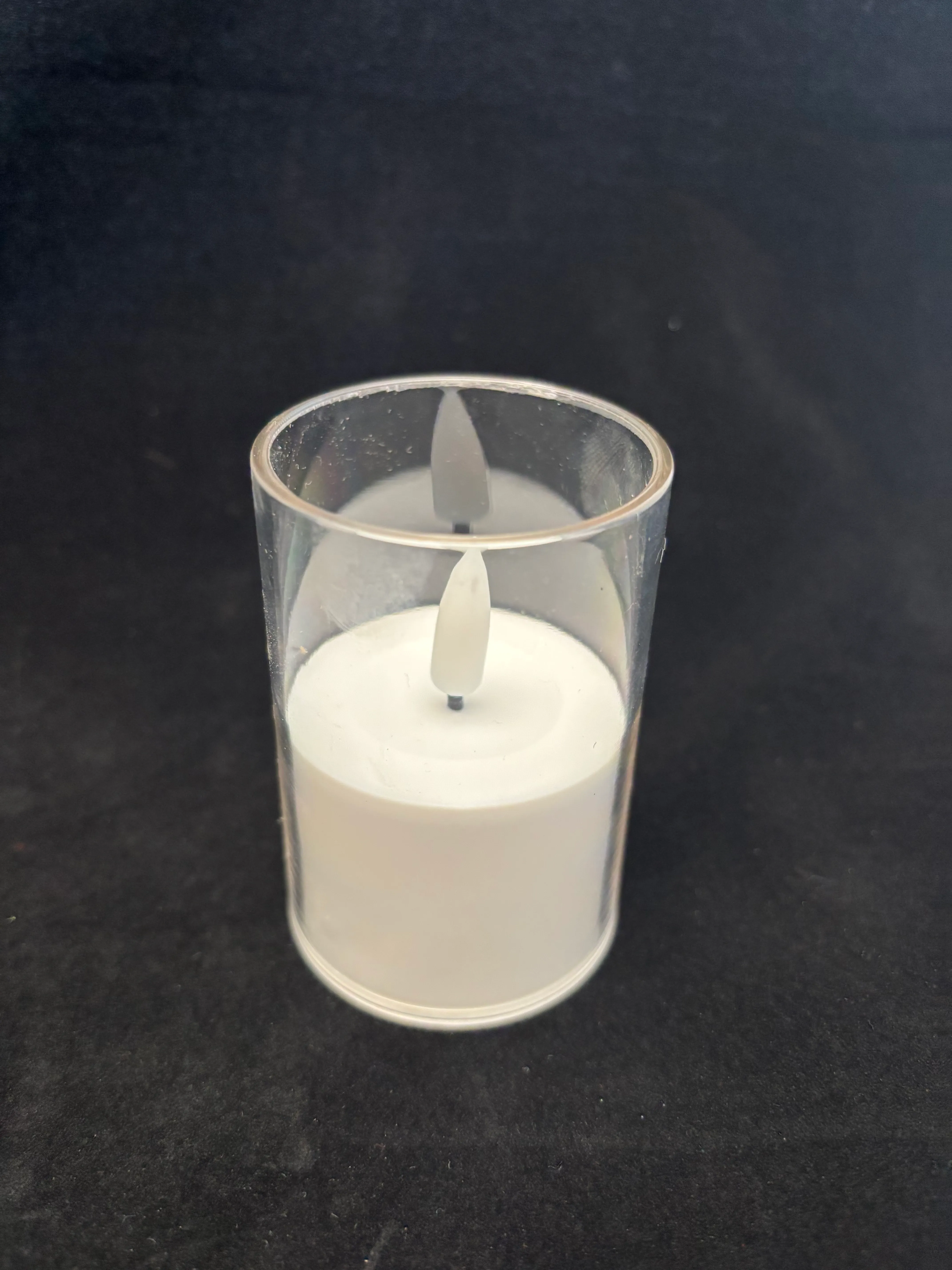 White Votive with Vase (Set of 12)