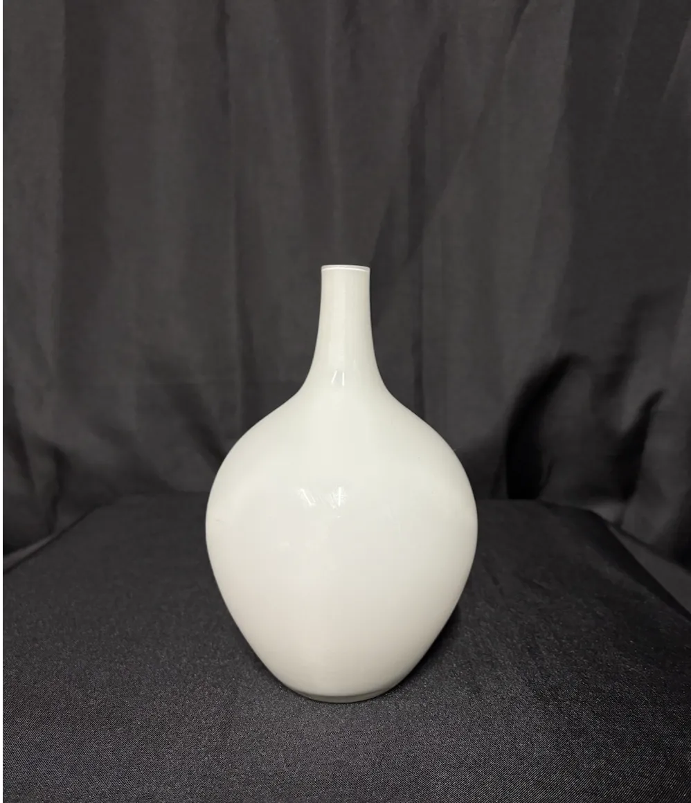 White Bulb Vase 