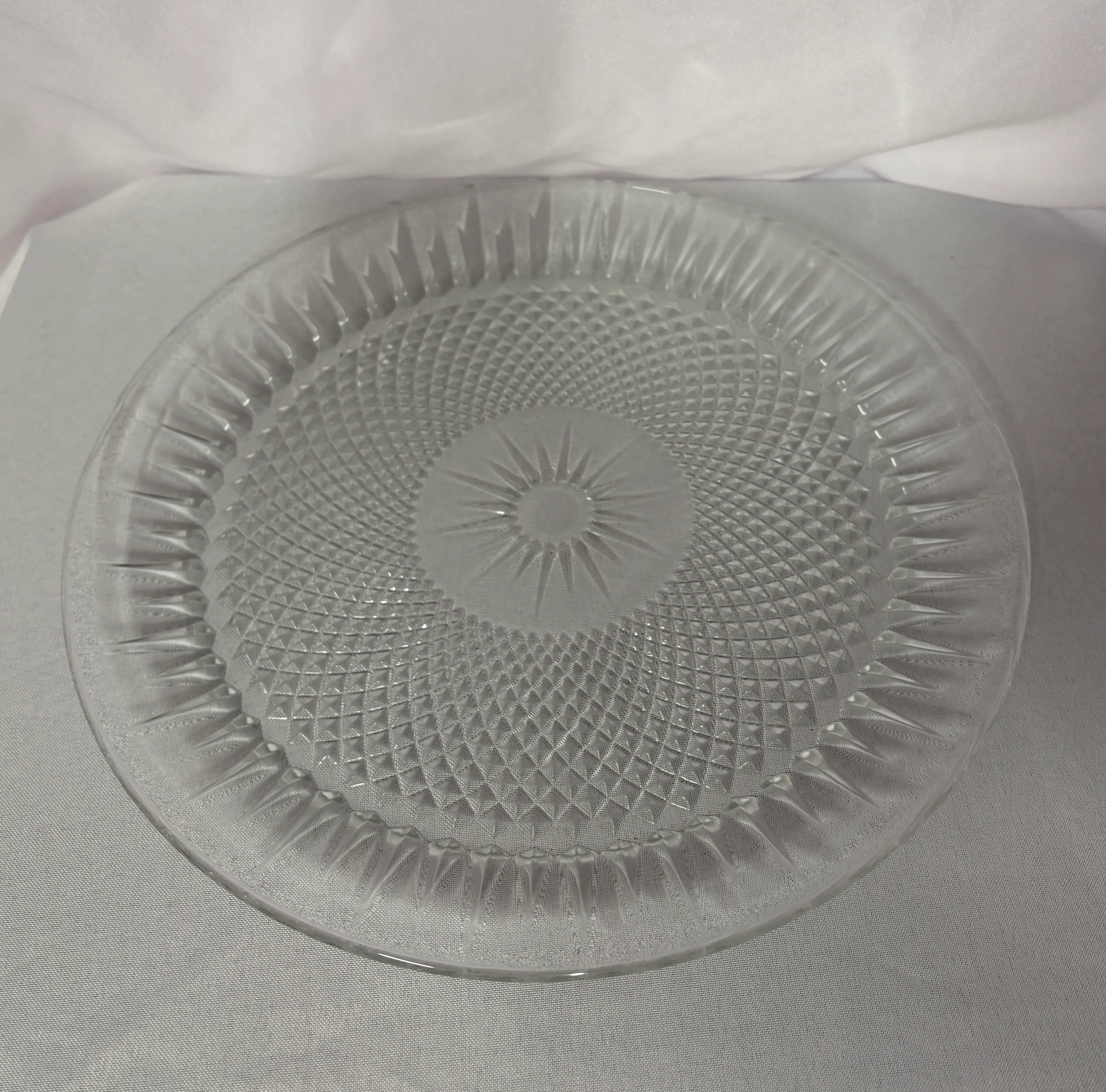 Clear Vintage Glass Tray 5 