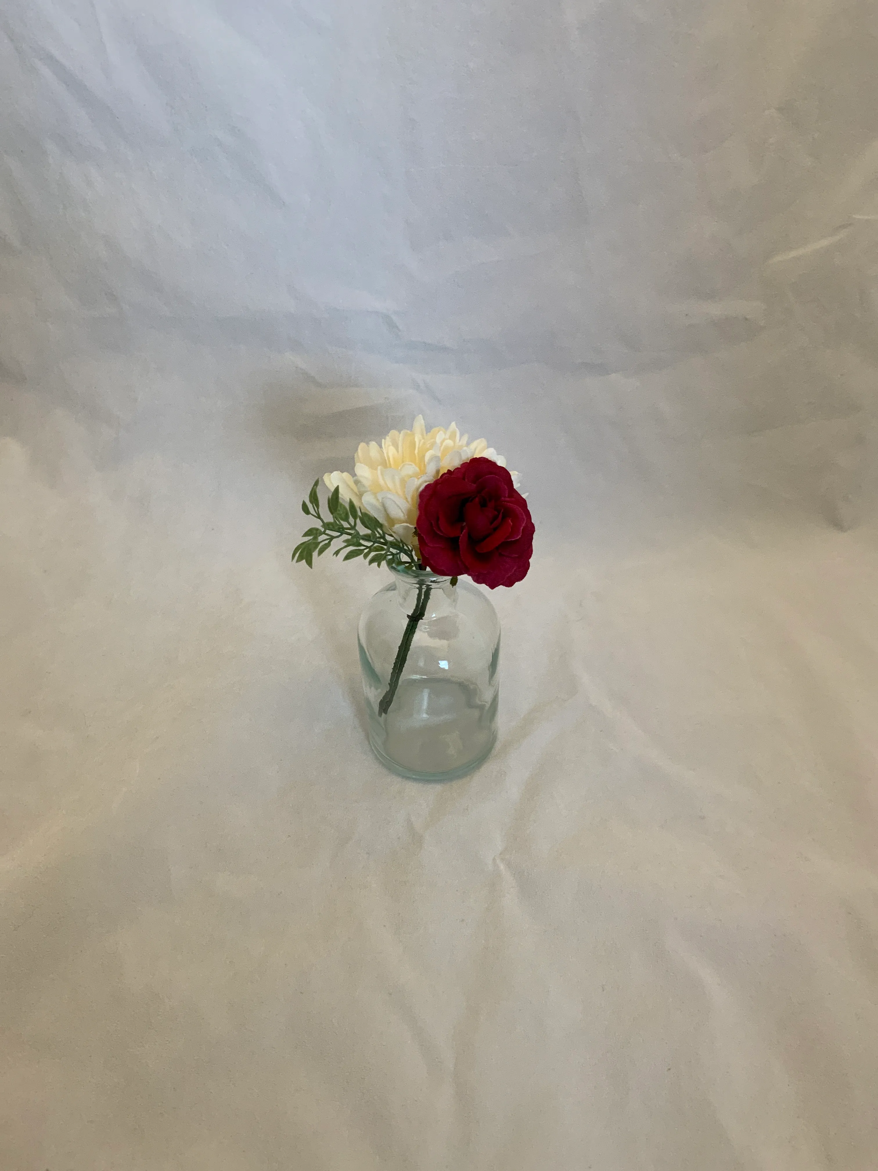 Burgundy Fall Premade Mini Vase