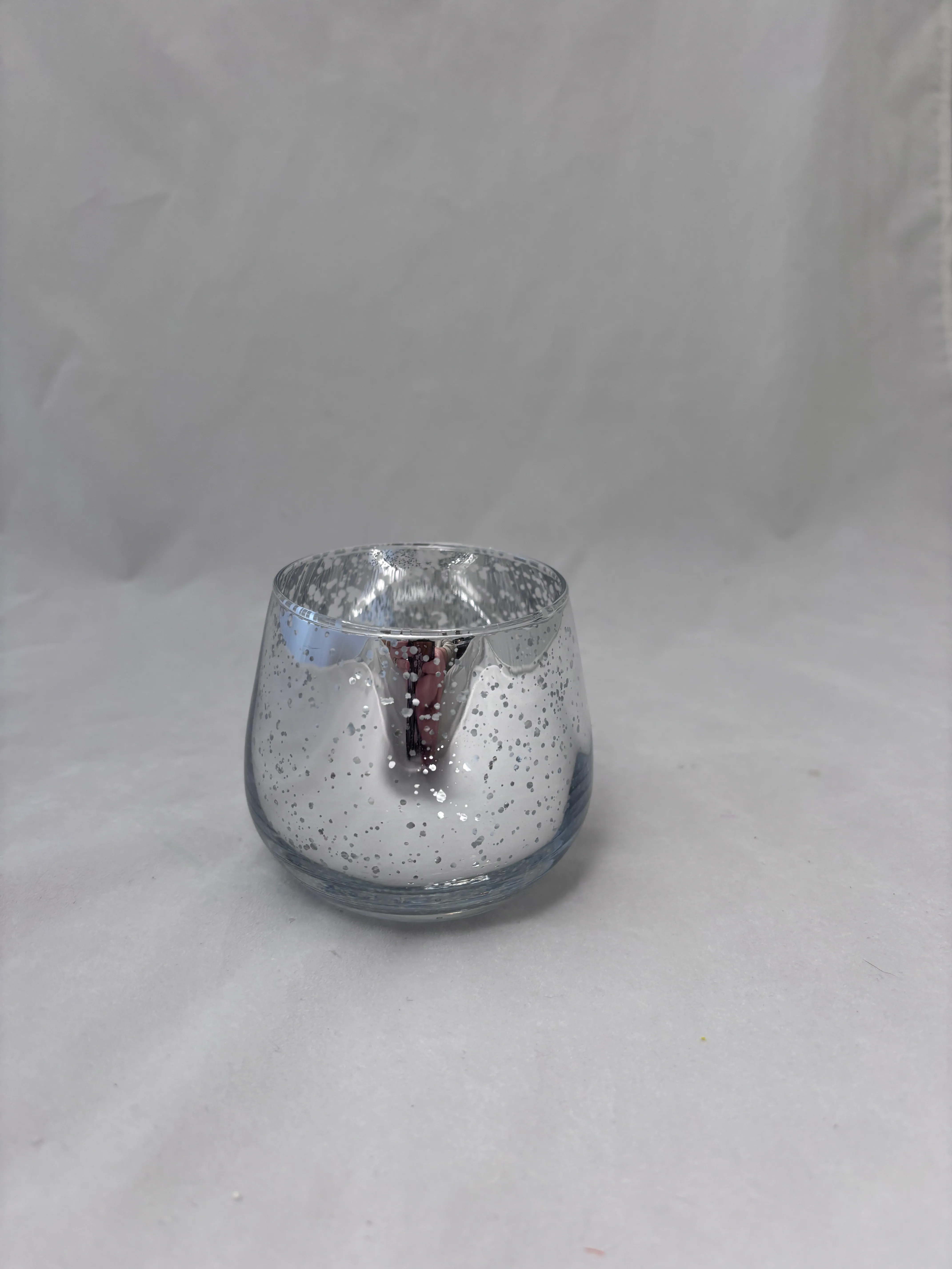 Silver Round Votive Large 