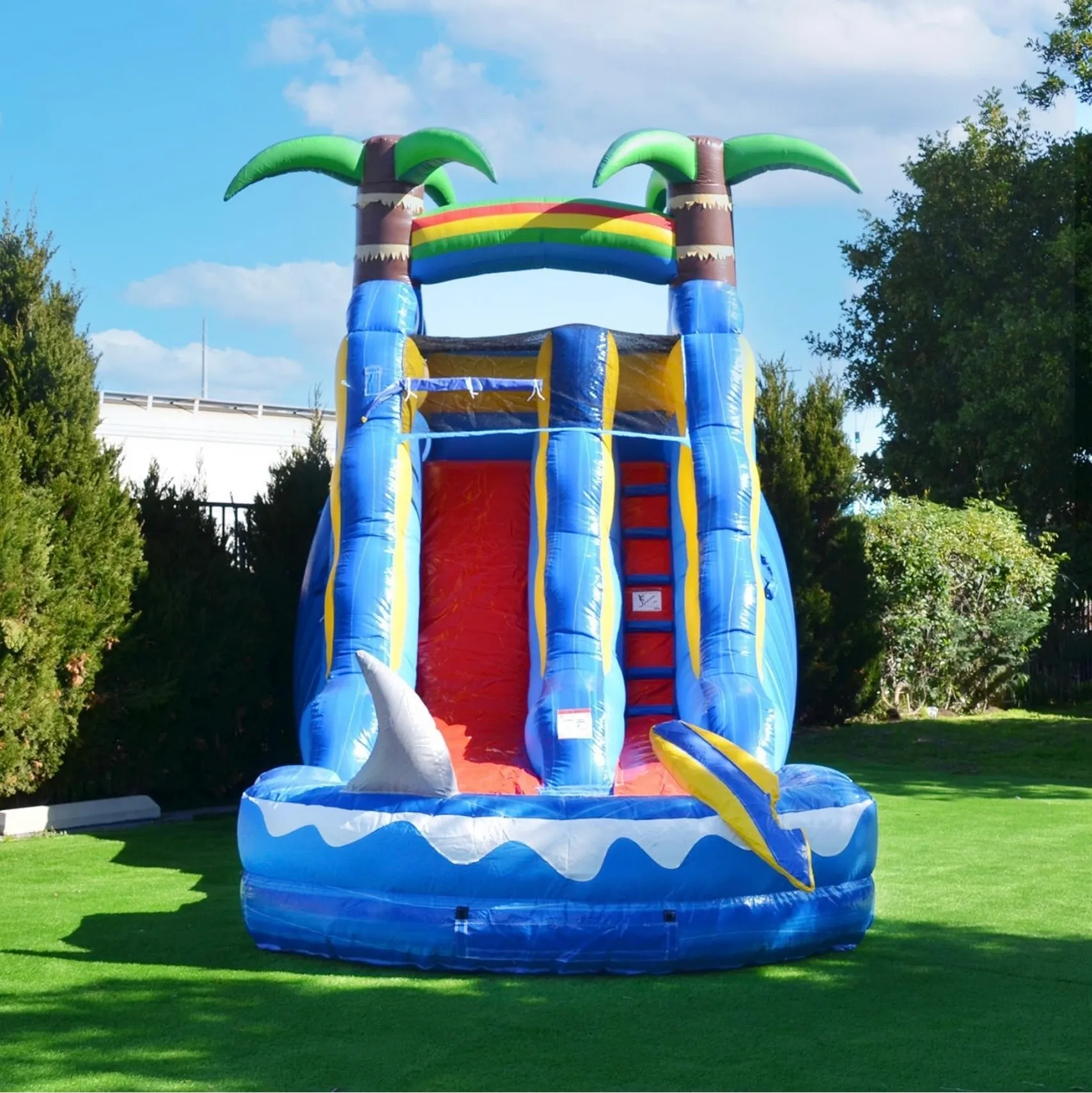 Inflatable Tropical Water Slide