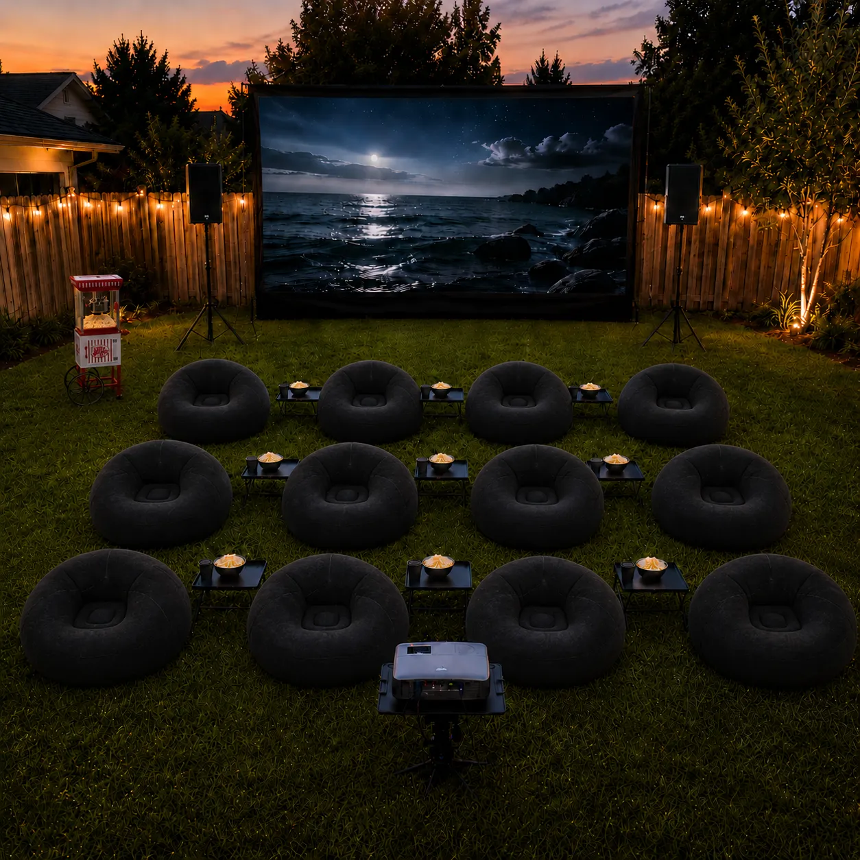 Popcorn & Pixels Movie Night Experience