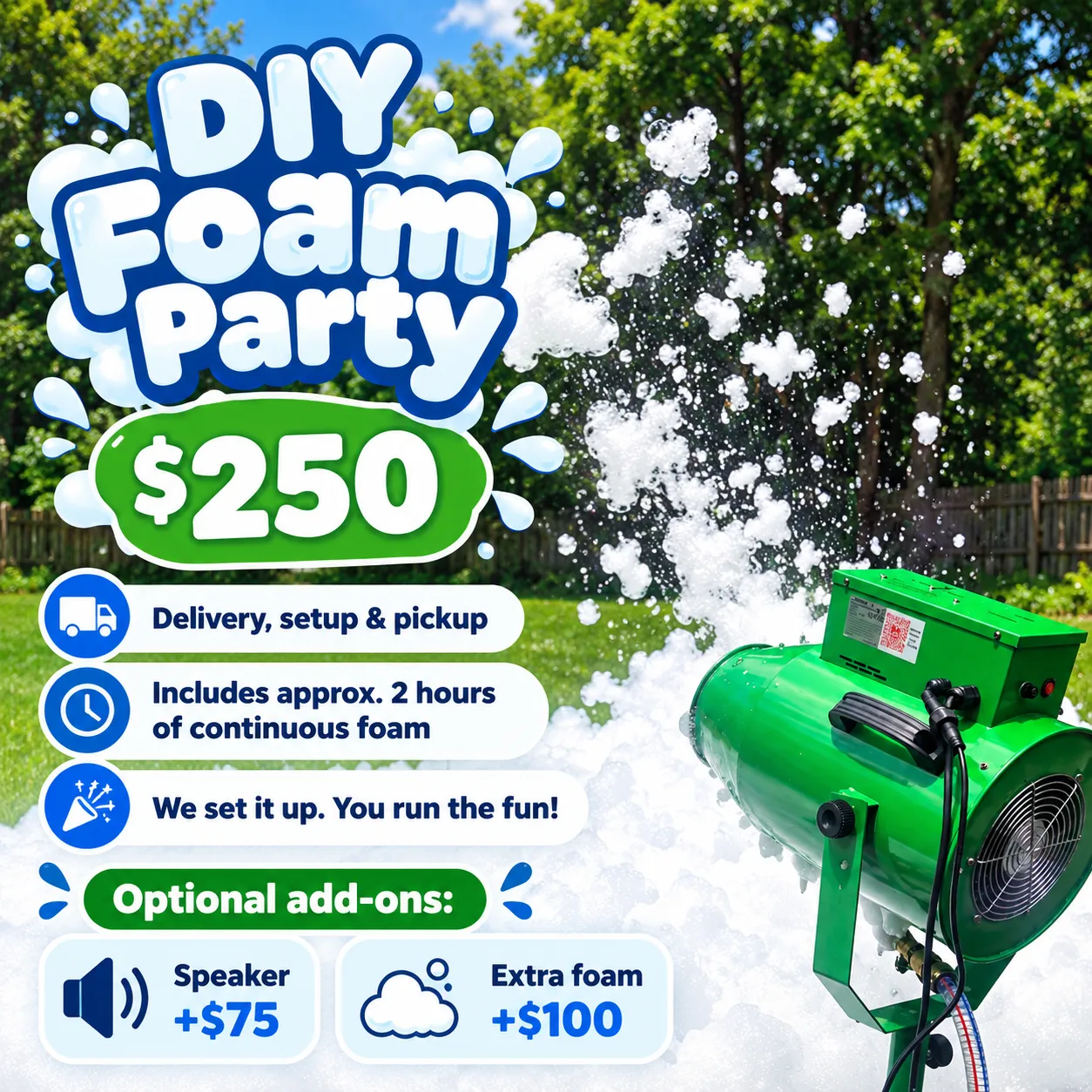 DIY Foam Party