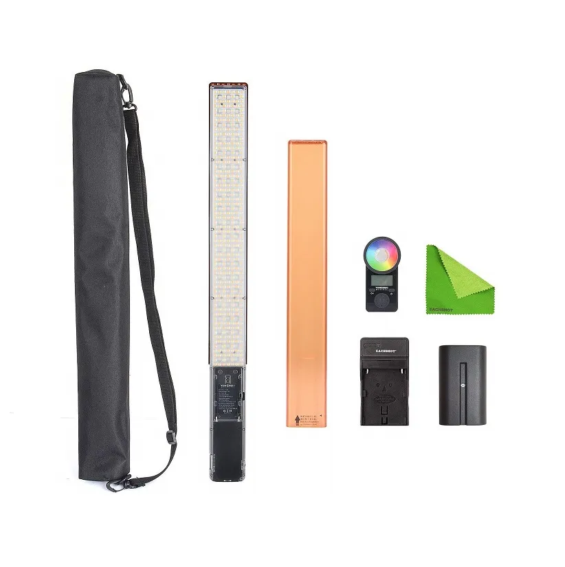 YONGNUO YN360III YN360 III RGB ICE LED Video Light with Adjustable Color Temperature 3200K-5500K + EACHSHOT Battery + Charger