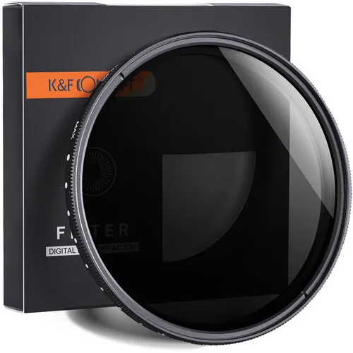 K&F Concept 82mm Nano-C Series ND2 To ND400 Variable Neutral Density Filter