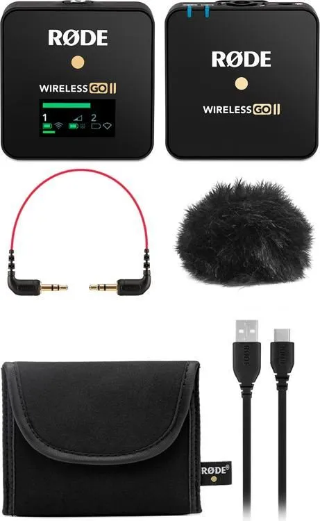 Rode Wireless GO II Single Channel Wireless Microphone System (OS)