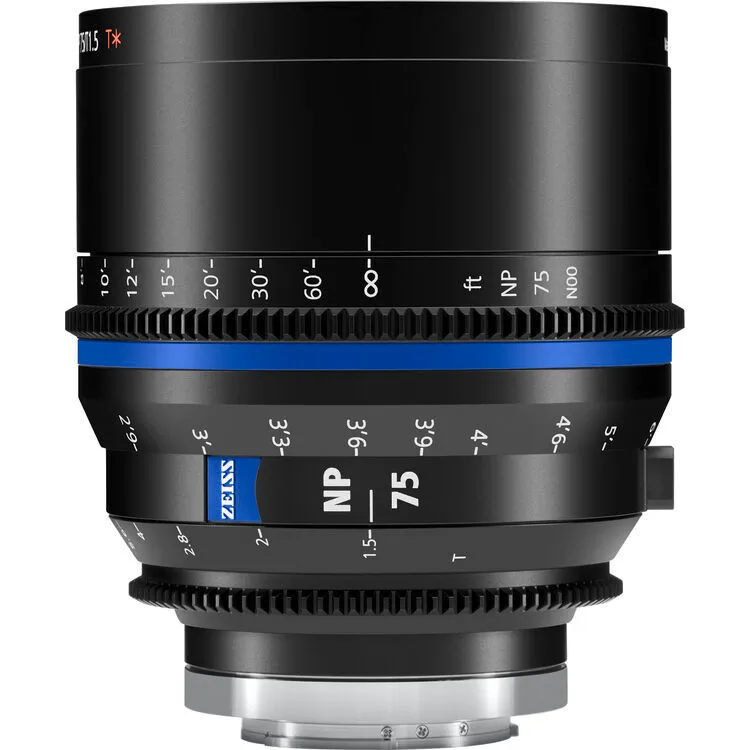 ZEISS Nano Prime 75mm T1.5 Cine Lens (Sony E, Feet)