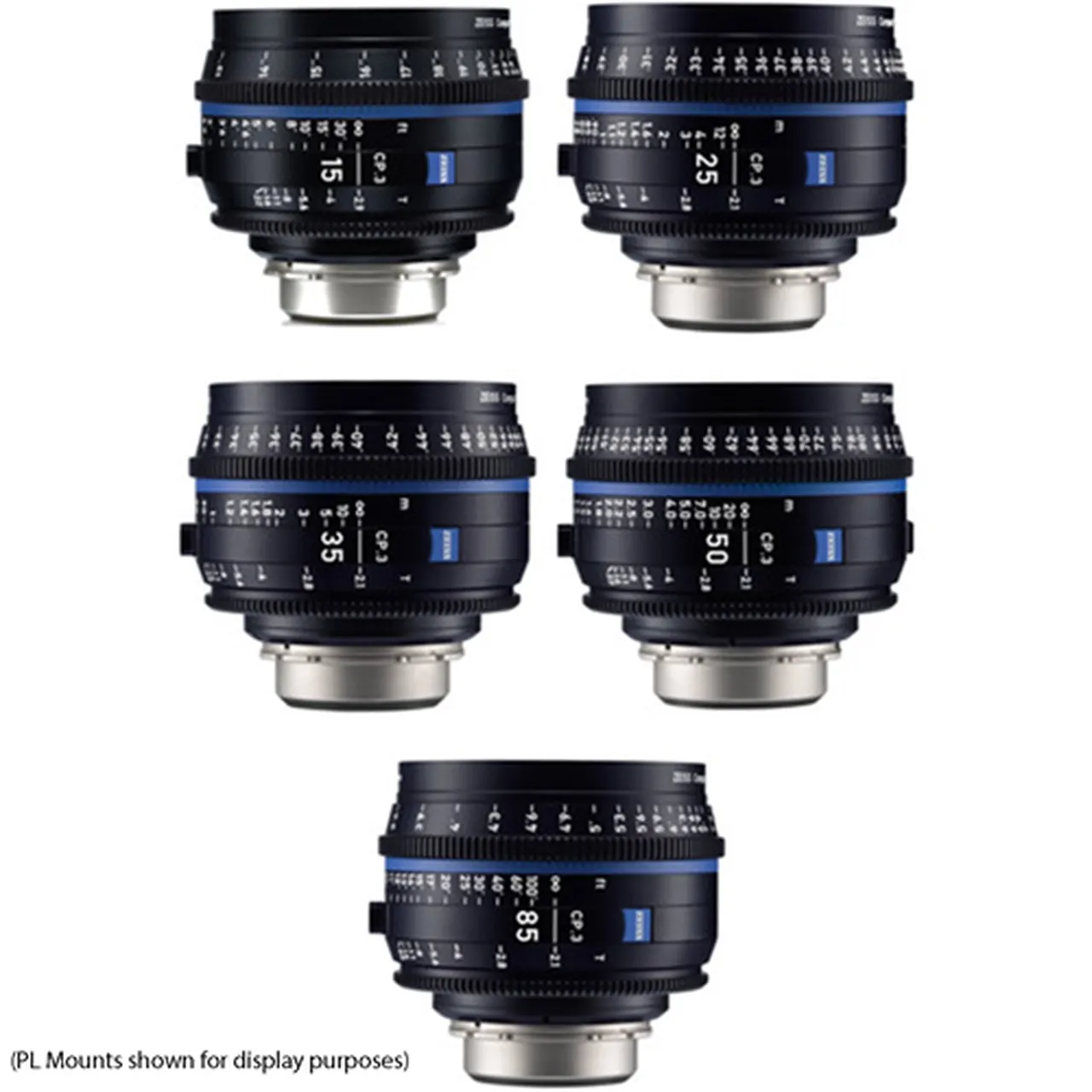 ZEISS CP.3 Lens Kit (15/25/35/50 & 85mm)