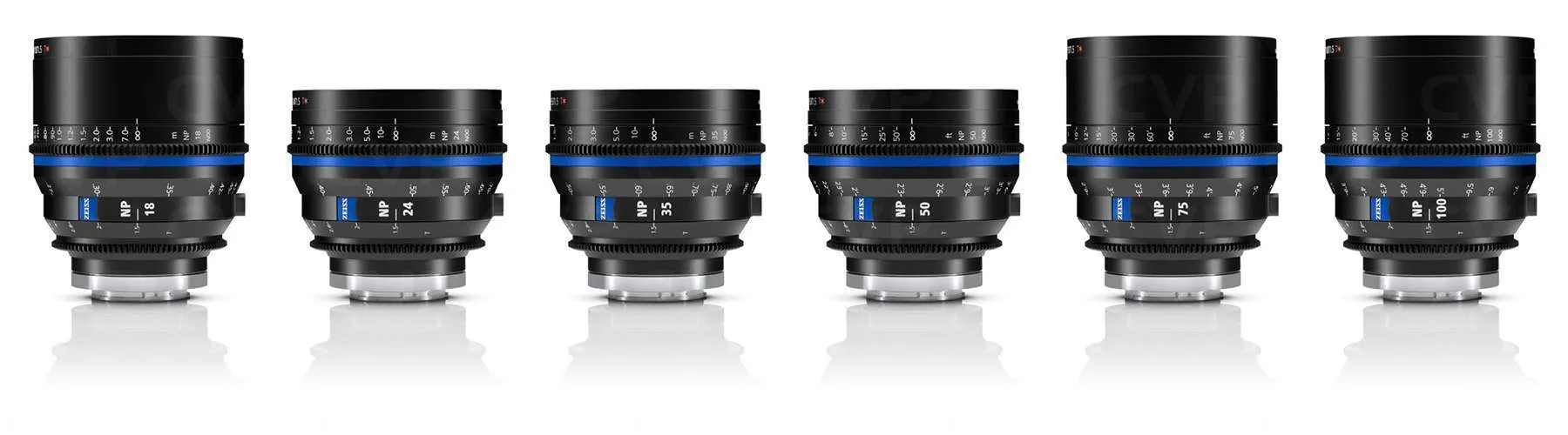 ZEISS Nano Prime 6-Lens Set (Sony E, Feet)
