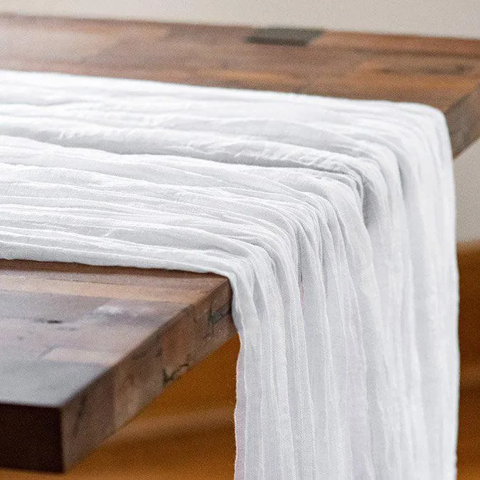 Cheese Cloth Table Runner