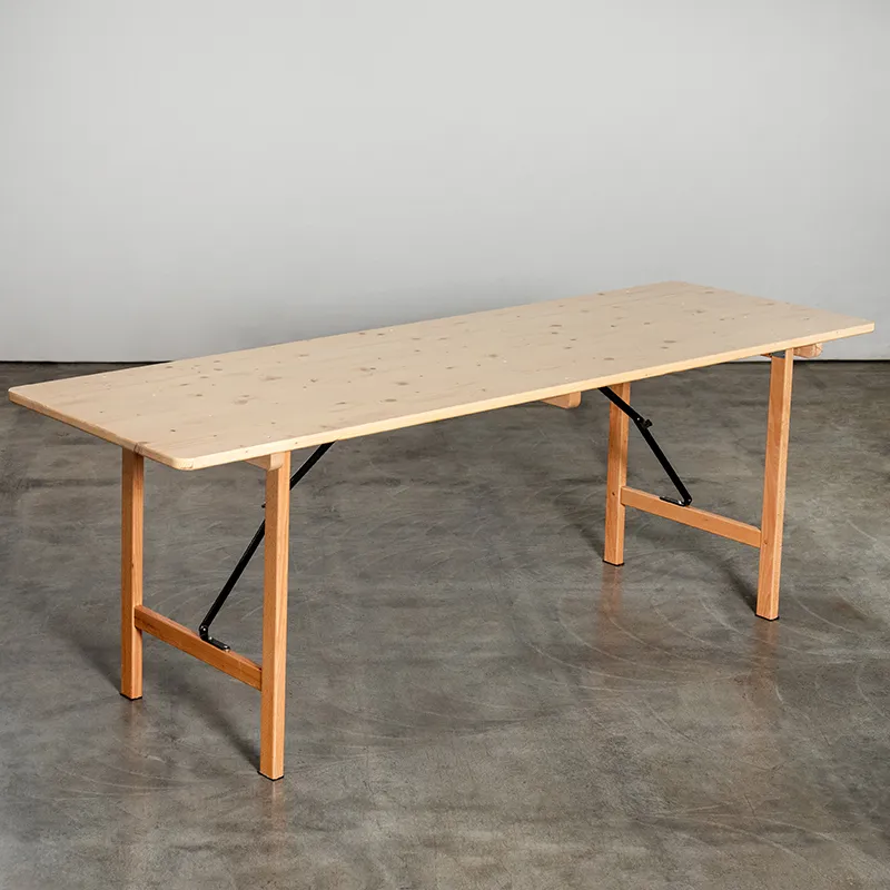 Klapptisch Holz 2,20mx0,70m
