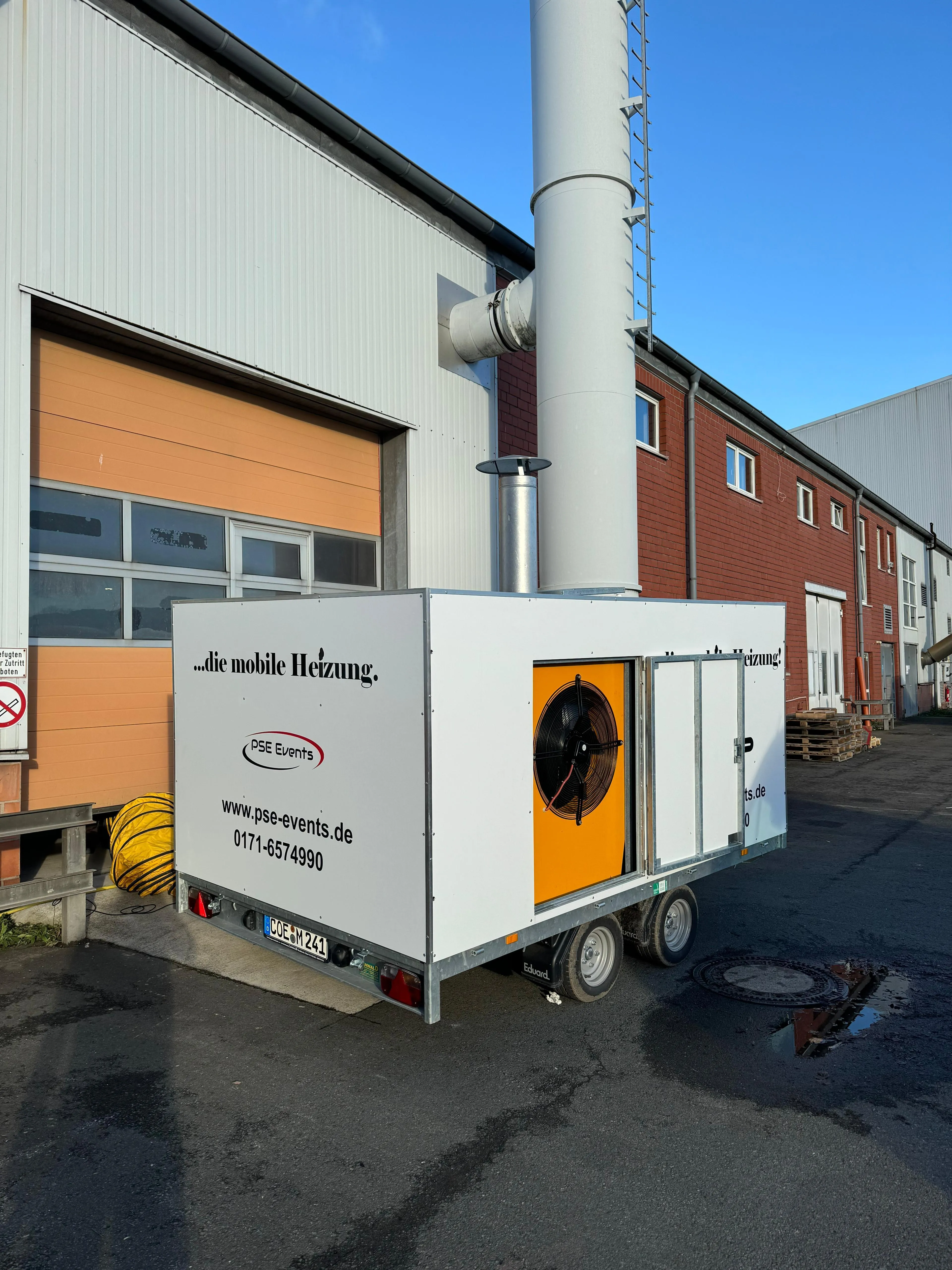 Heizungsanhänger 150 KW