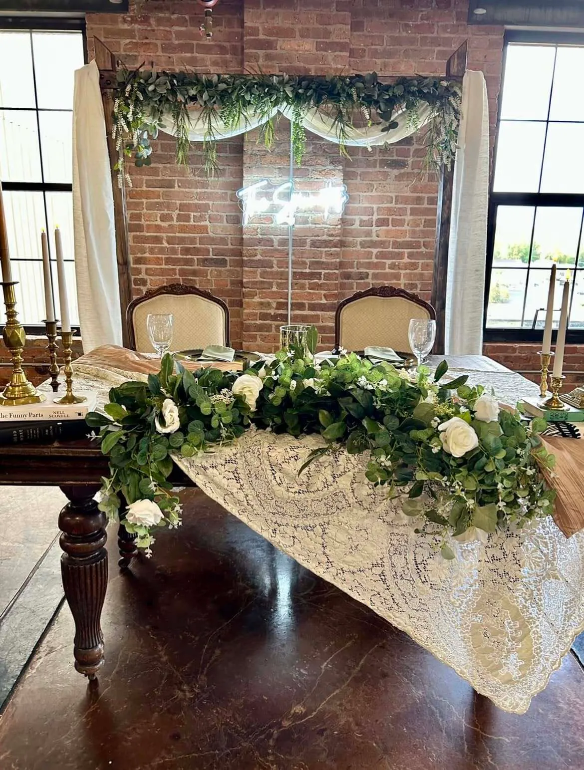 Cream Victorian His and Hers Chairs