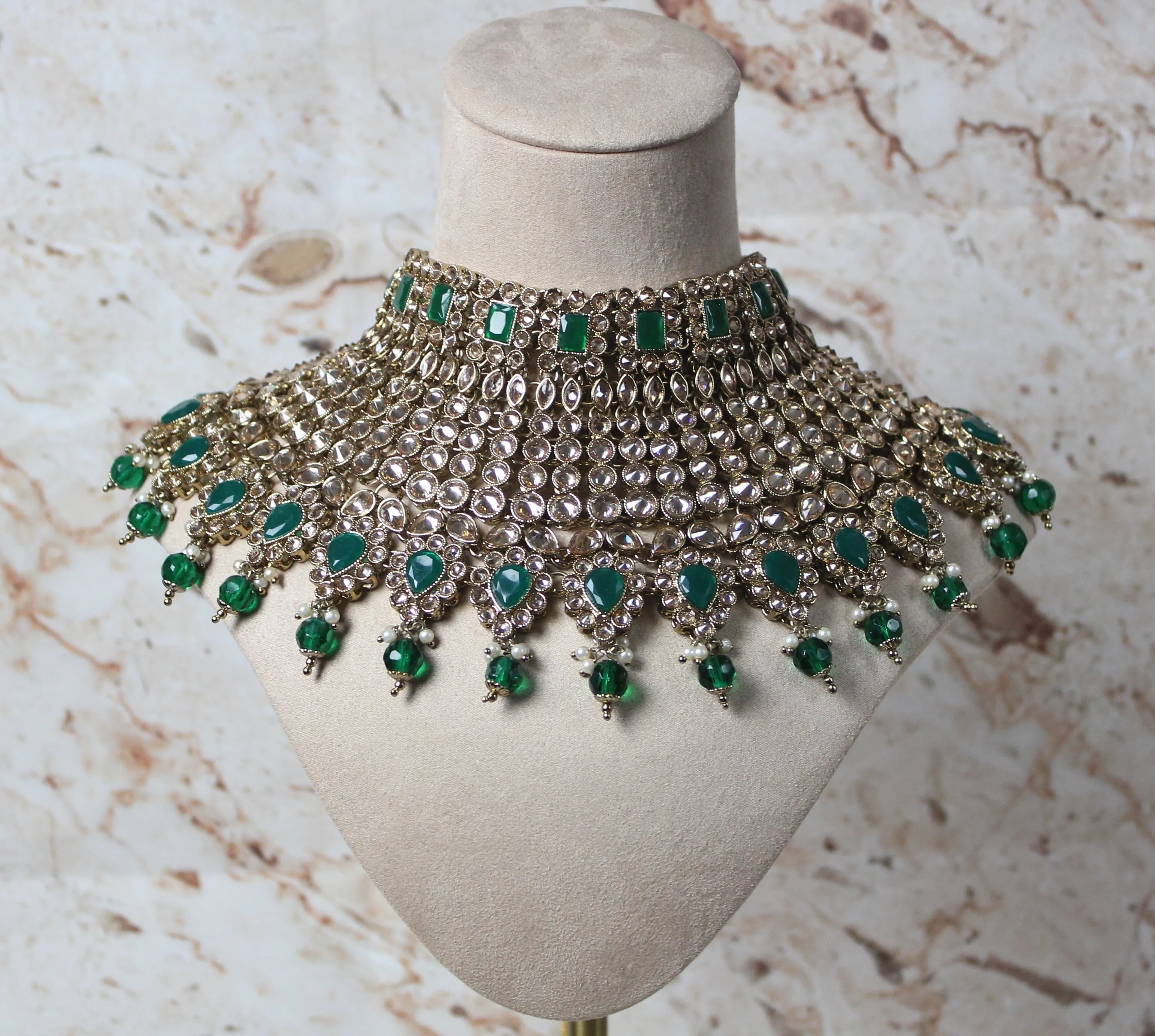 Shaila Bridal Set in Green