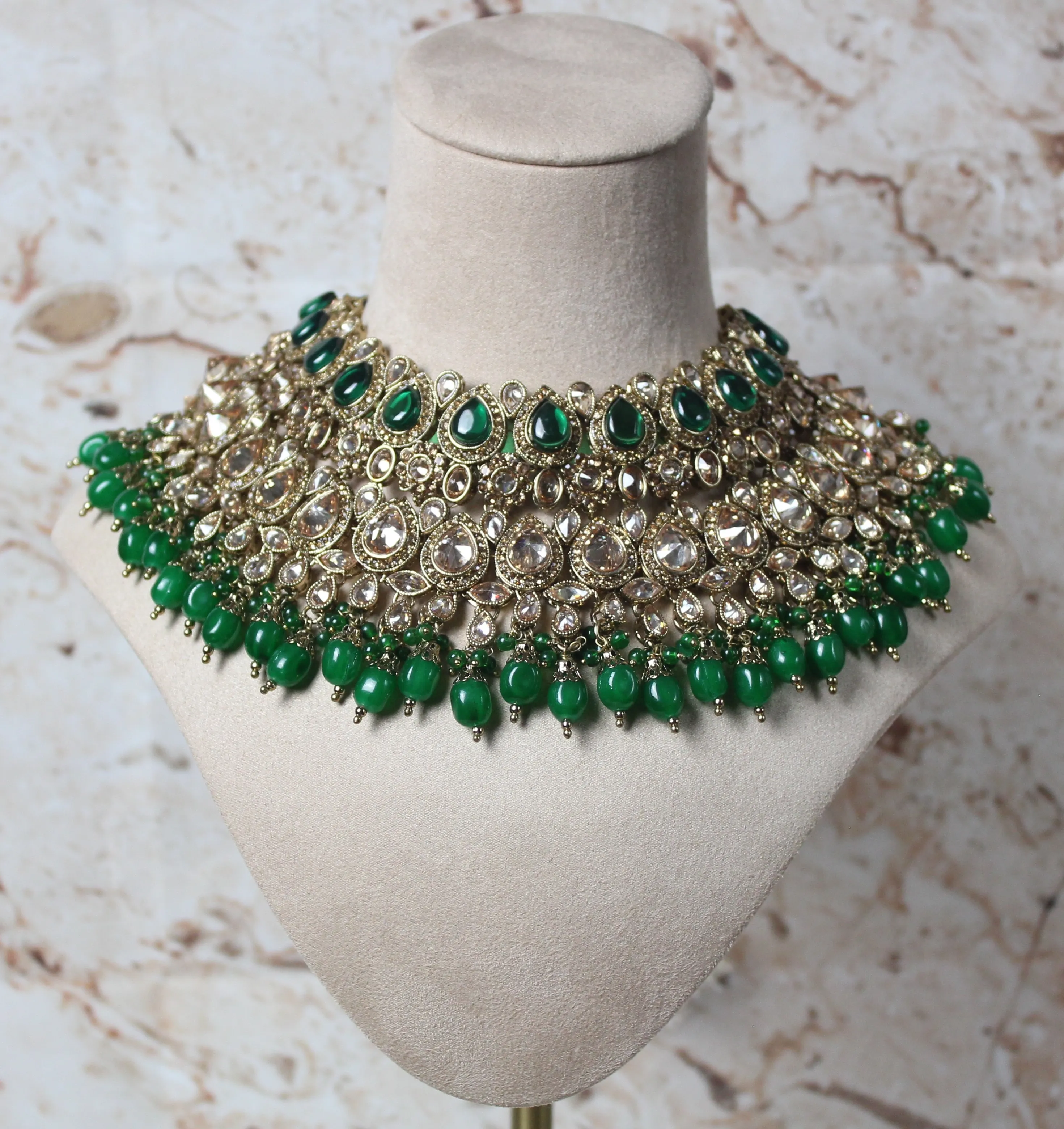 Latika Bridal Set in Green