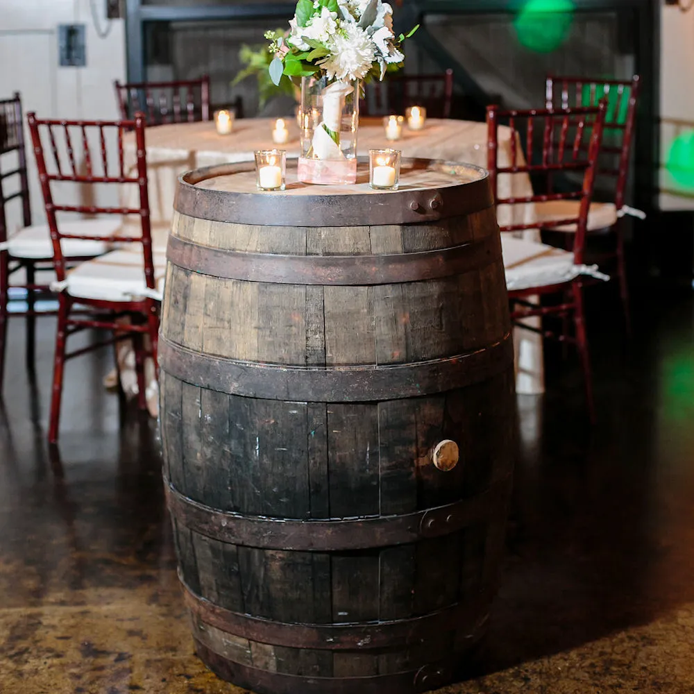 Whiskey Barrels, Oak Varnished