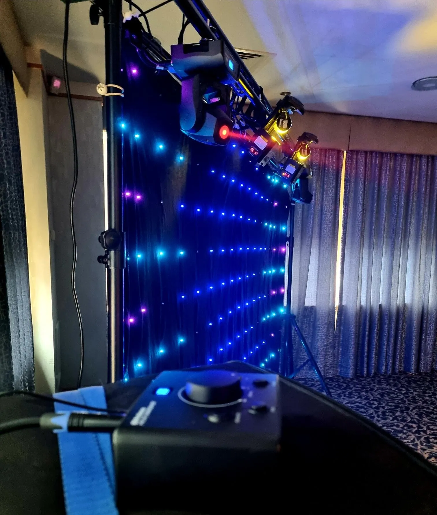 LED Disco Star Cloth & Disco Lights