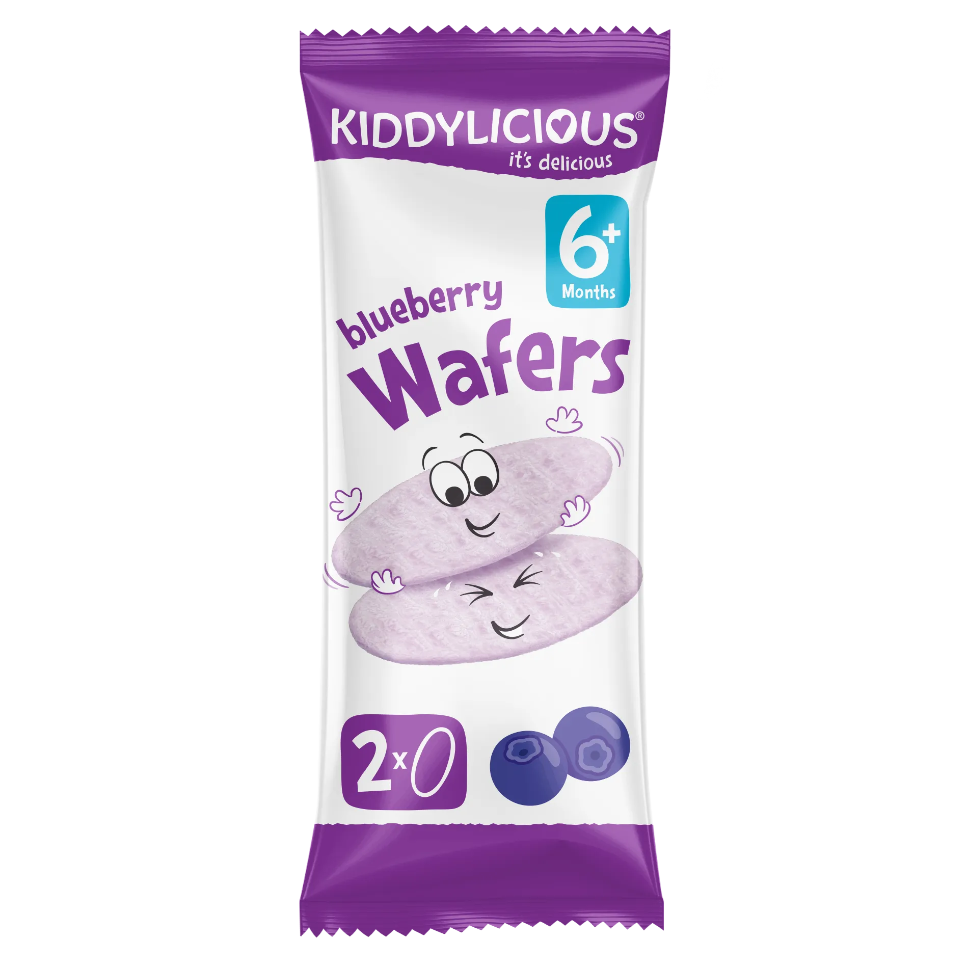 Kiddy Licious Blueberry wafers