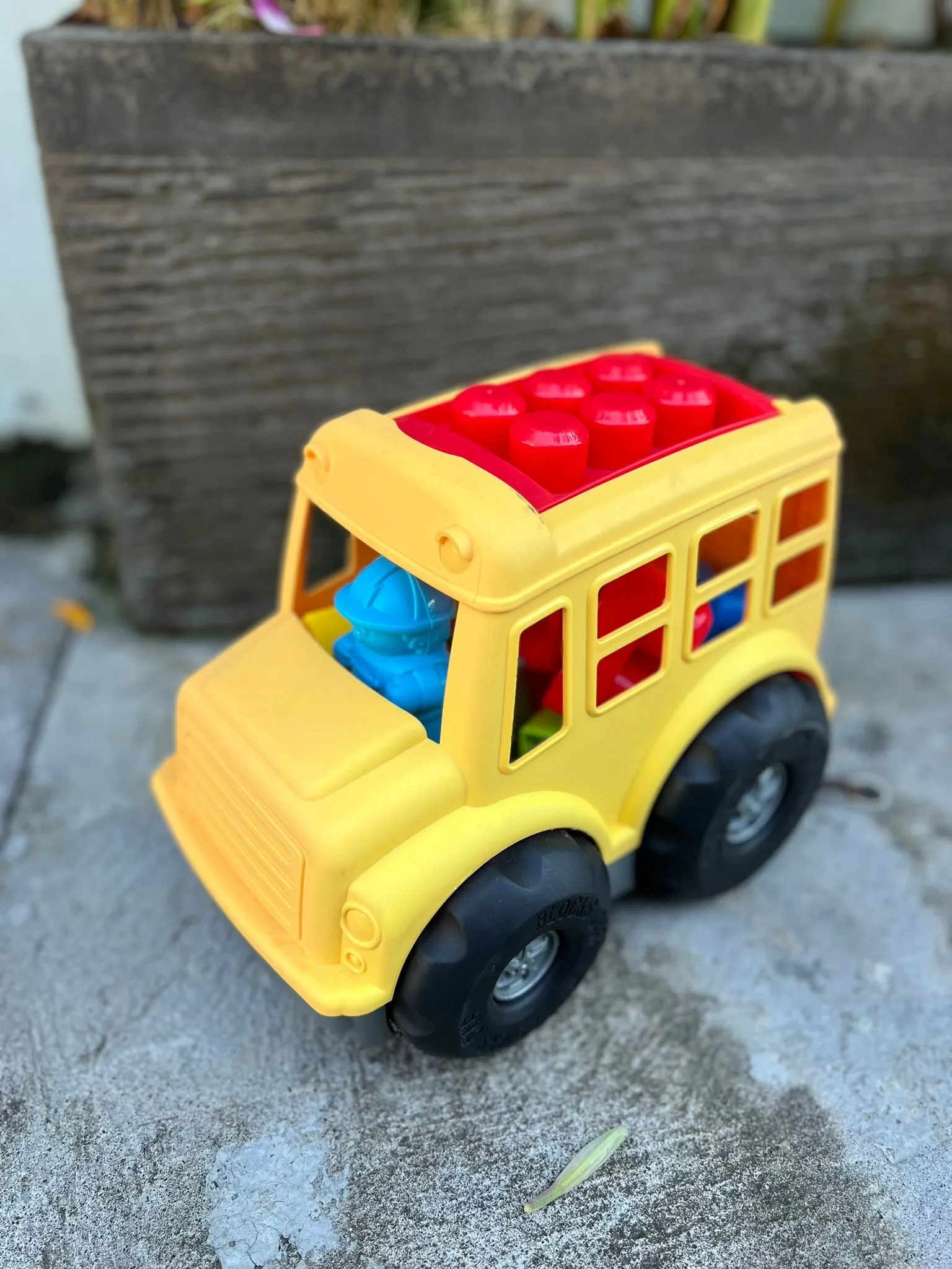 School Bus with blocks 