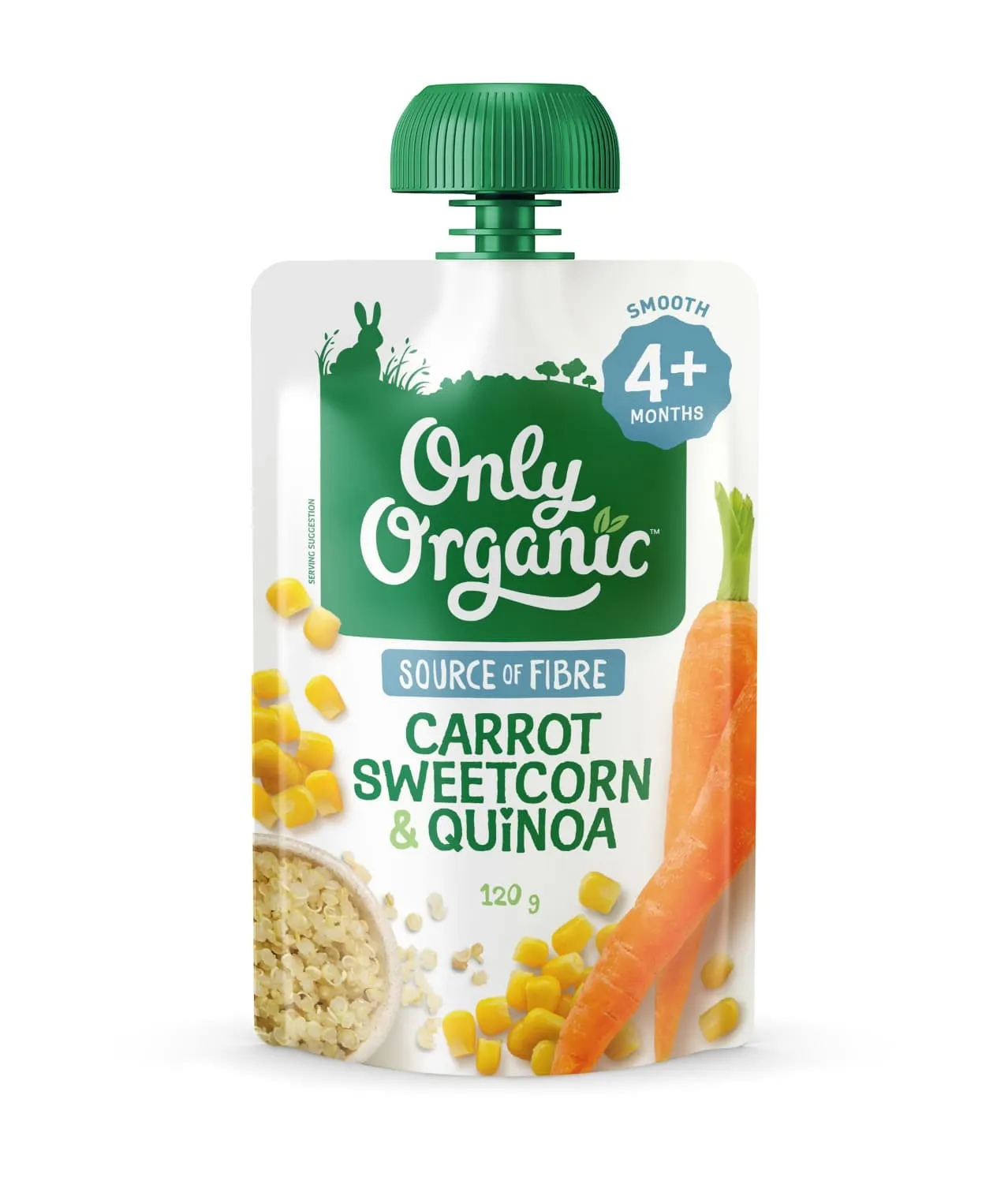 Only Organic - Carrot Sweetcorn & Quinoa